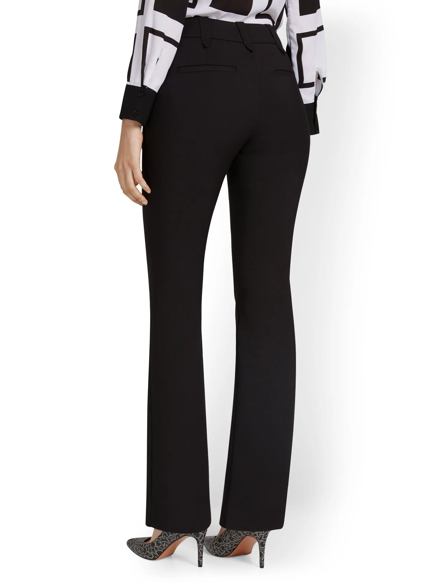 Petite Signature-Fit Straight-Leg Pant - All-Season Stretch - Image 3