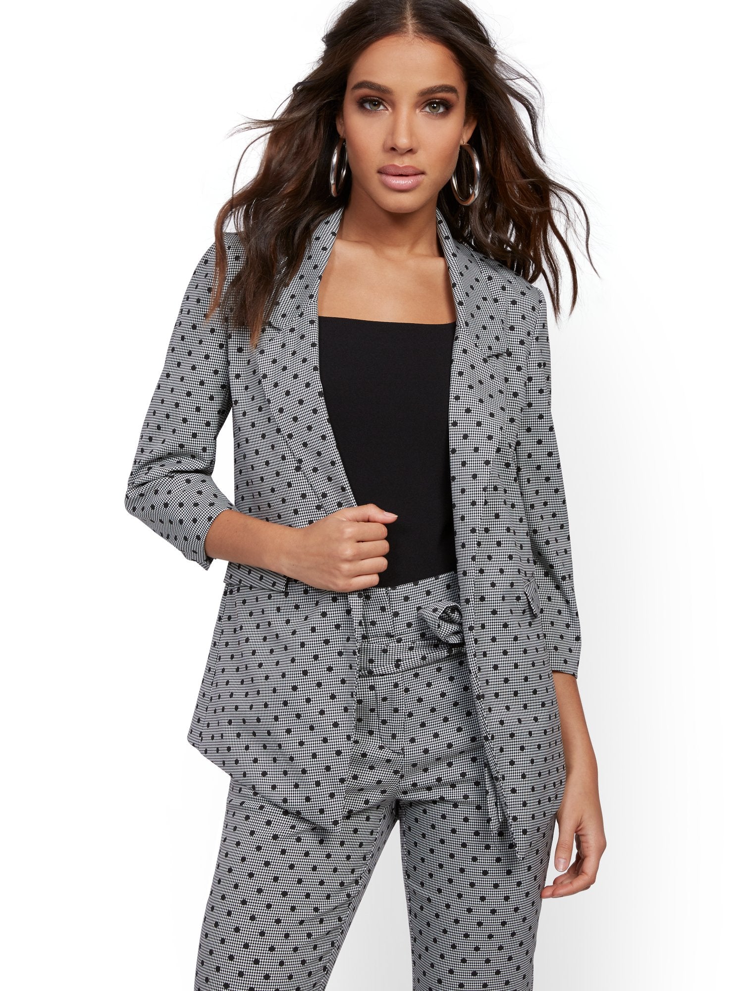 Petite Soft Madie Blazer - Mixed Print - 7th Avenue - Image 2