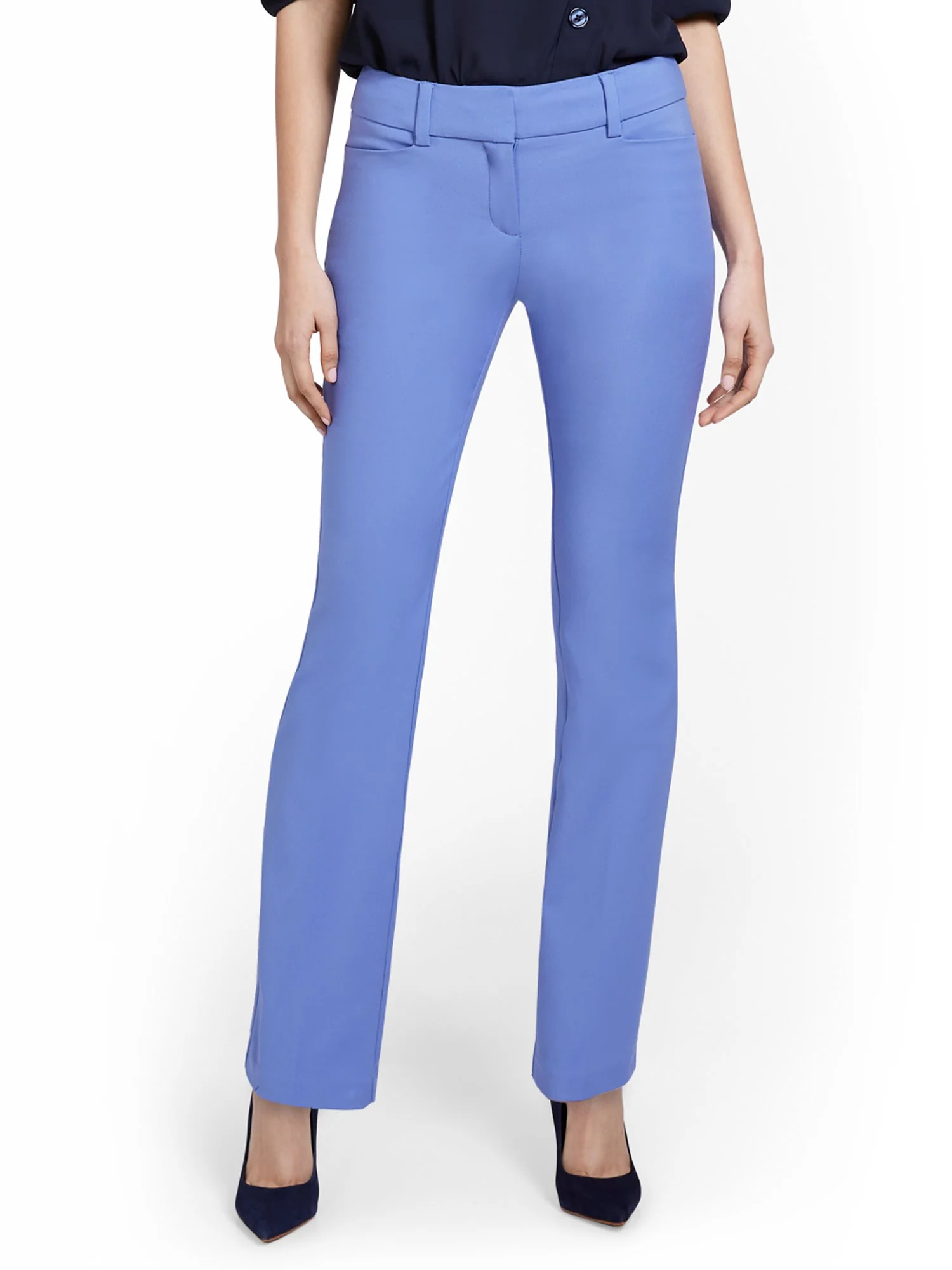 Petite Straight-Leg Pant - All-Season Stretch - 7th Avenue - Image 17