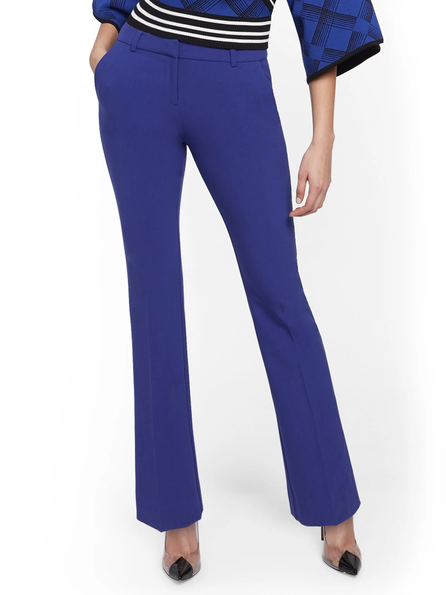 Petite Straight-Leg Pant - Double Stretch - 7th Avenue - Image 22