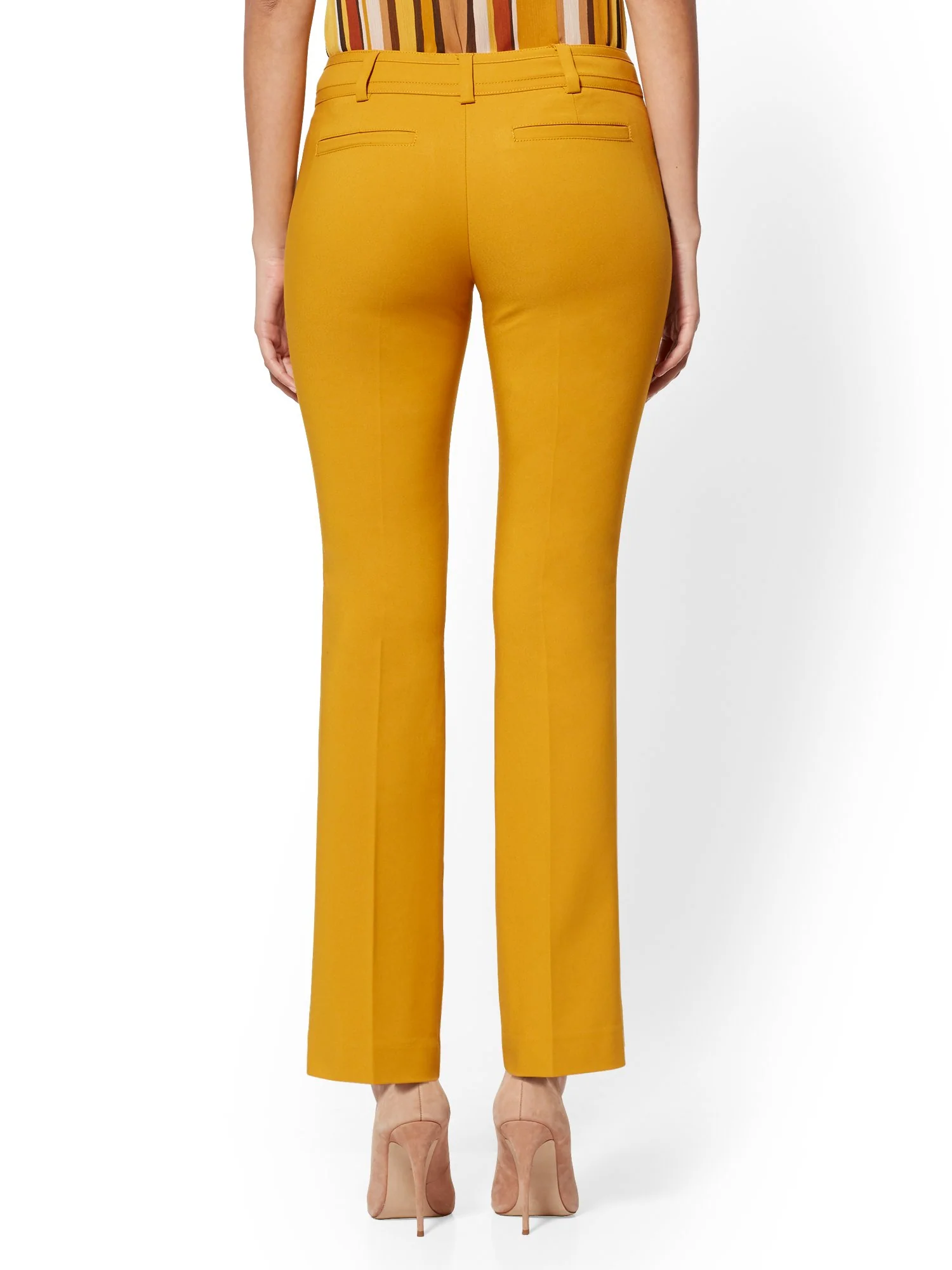 Petite Straight-Leg Pant - Signature Fit - All-Season Stretch - 7th Avenue - Image 26