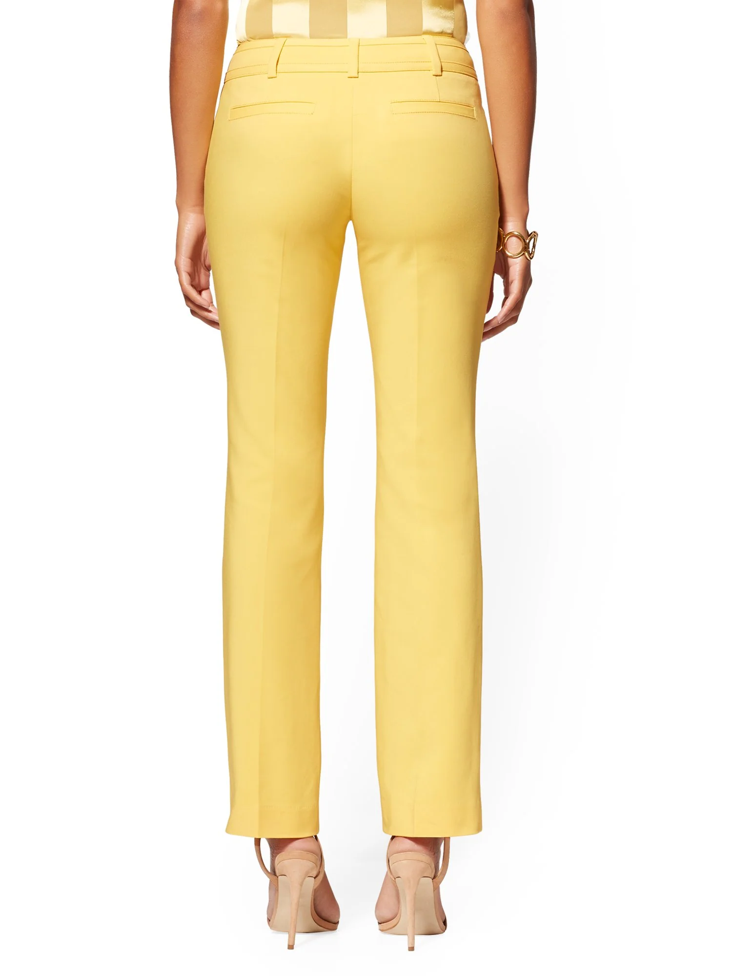 Petite Straight-Leg Pant - Signature Fit - All-Season Stretch - 7th Avenue - Image 31