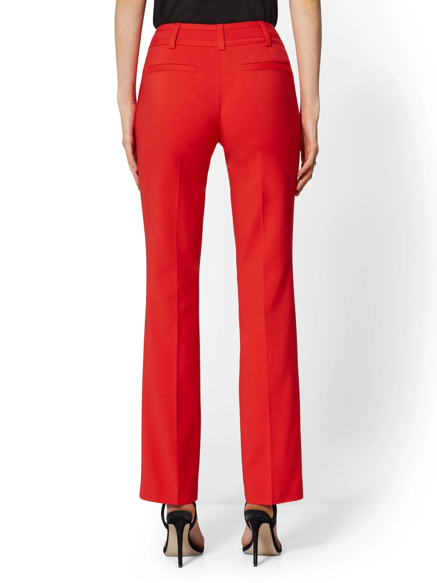 Petite Straight-Leg Pant - Signature Fit - All-Season Stretch - 7th Avenue - Image 36