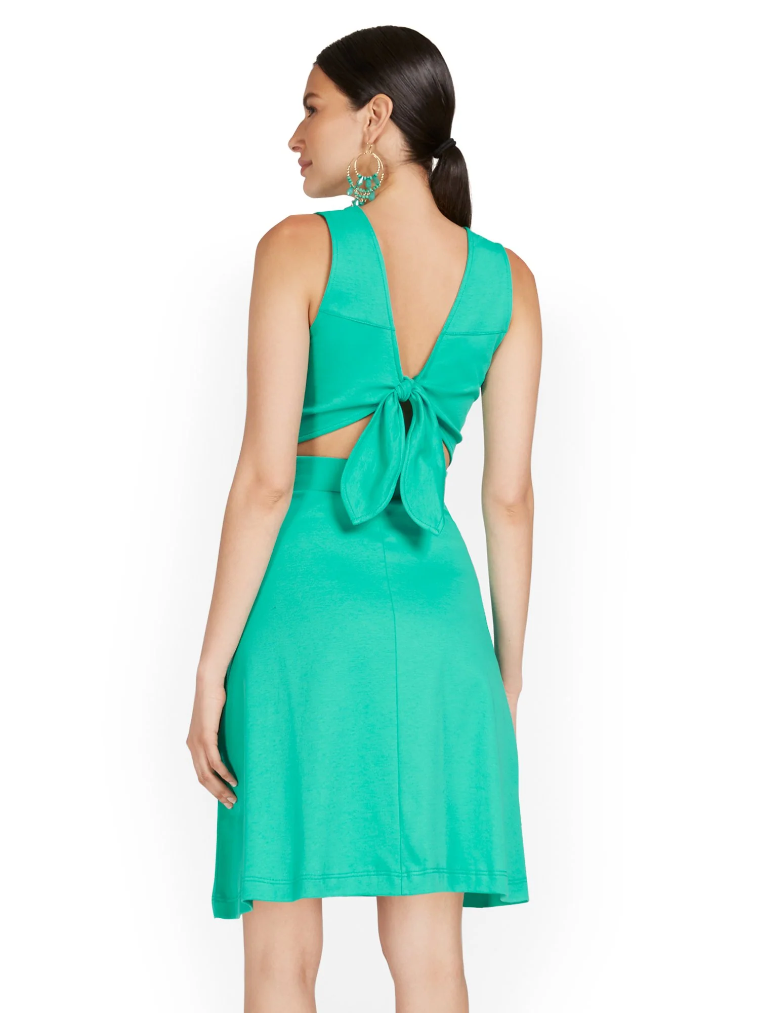 Petite Tie-Back Dress - City Knits - Image 13