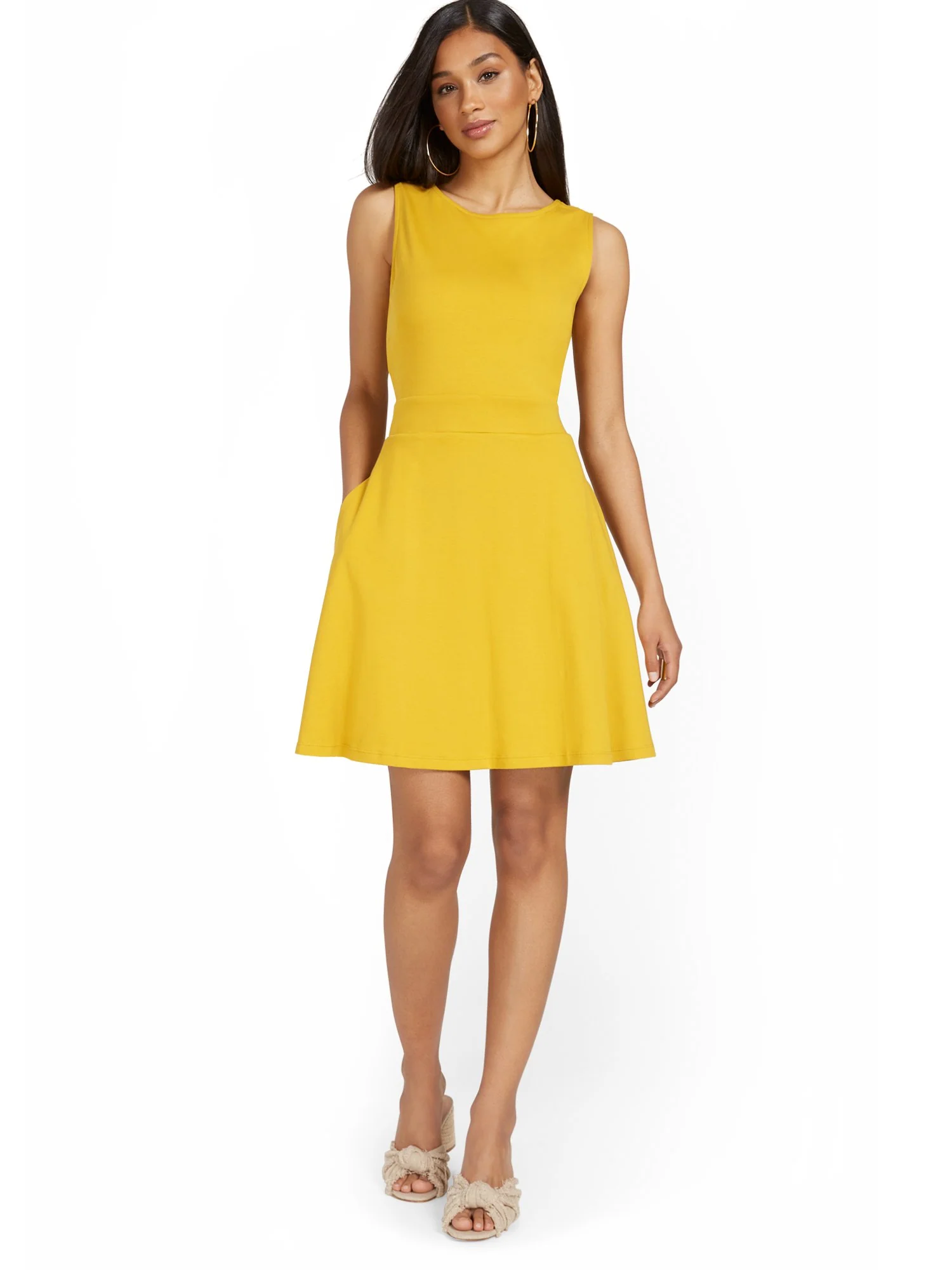 Petite Tie-Back Dress - City Knits - Image 22