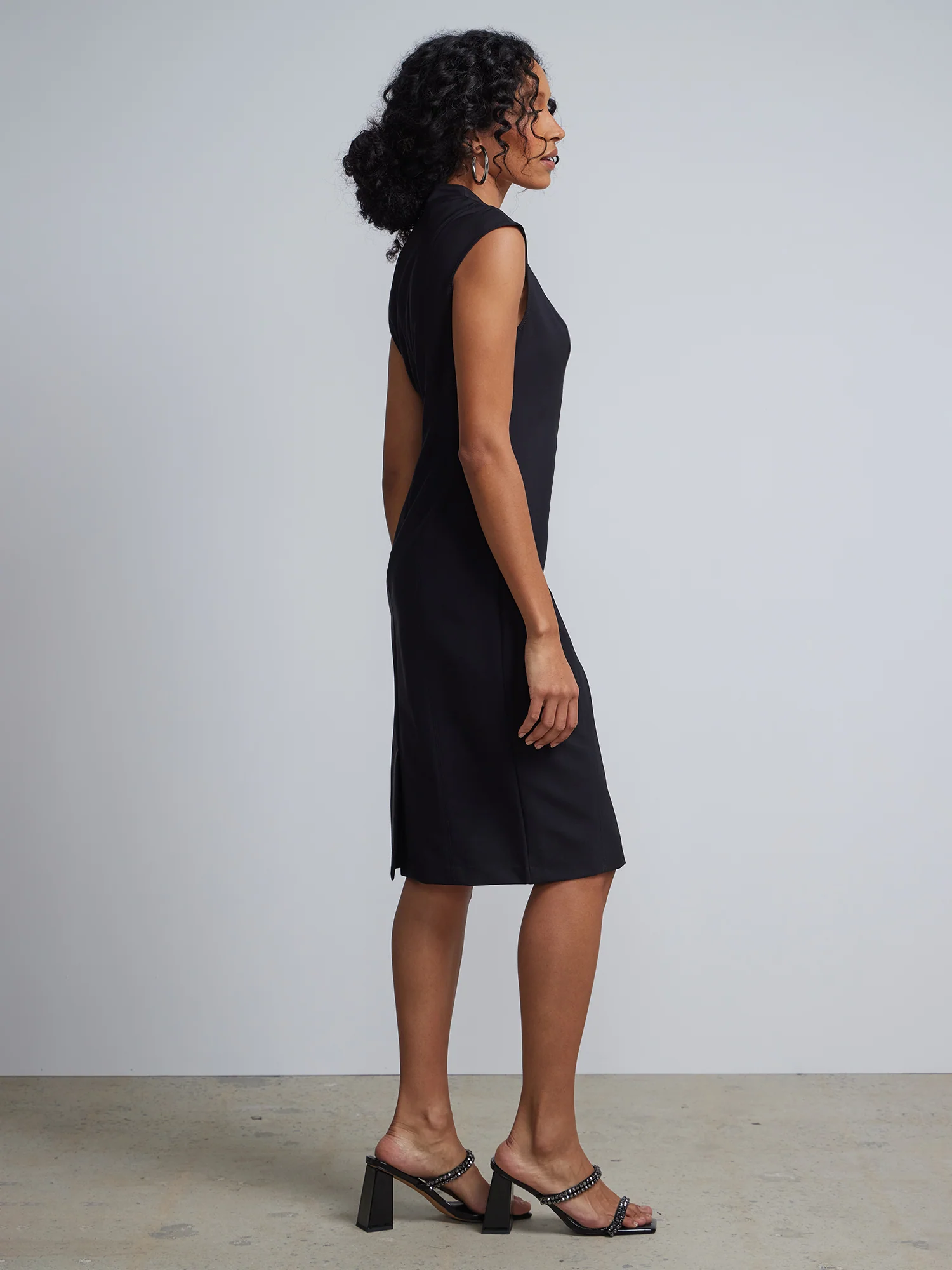 Petite V-Neck Sheath Dress - Fit To Flatter - Image 2