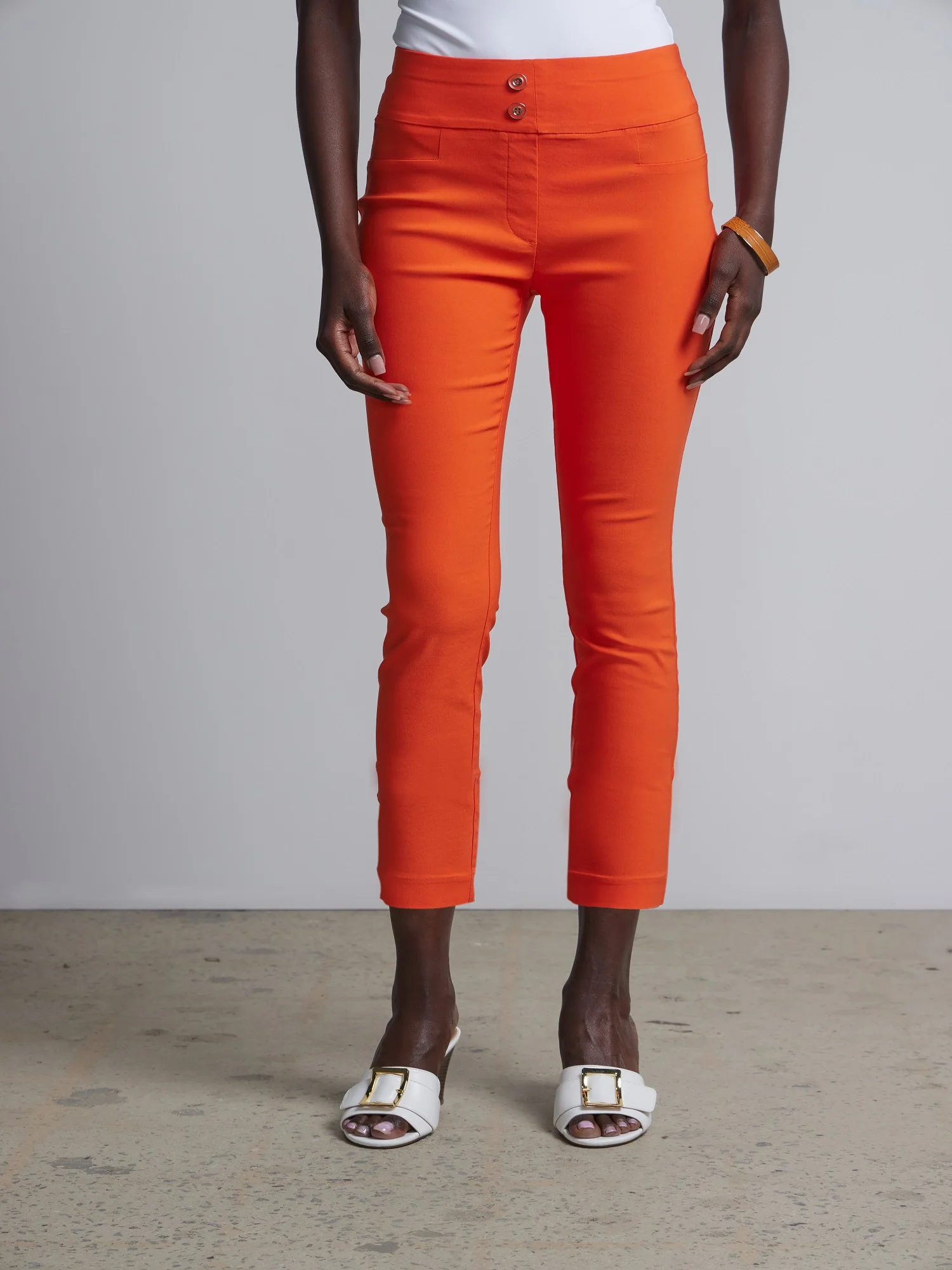 Petite Whitney High-Waisted Pull-On Slim-Leg Capri Pant - Image 22
