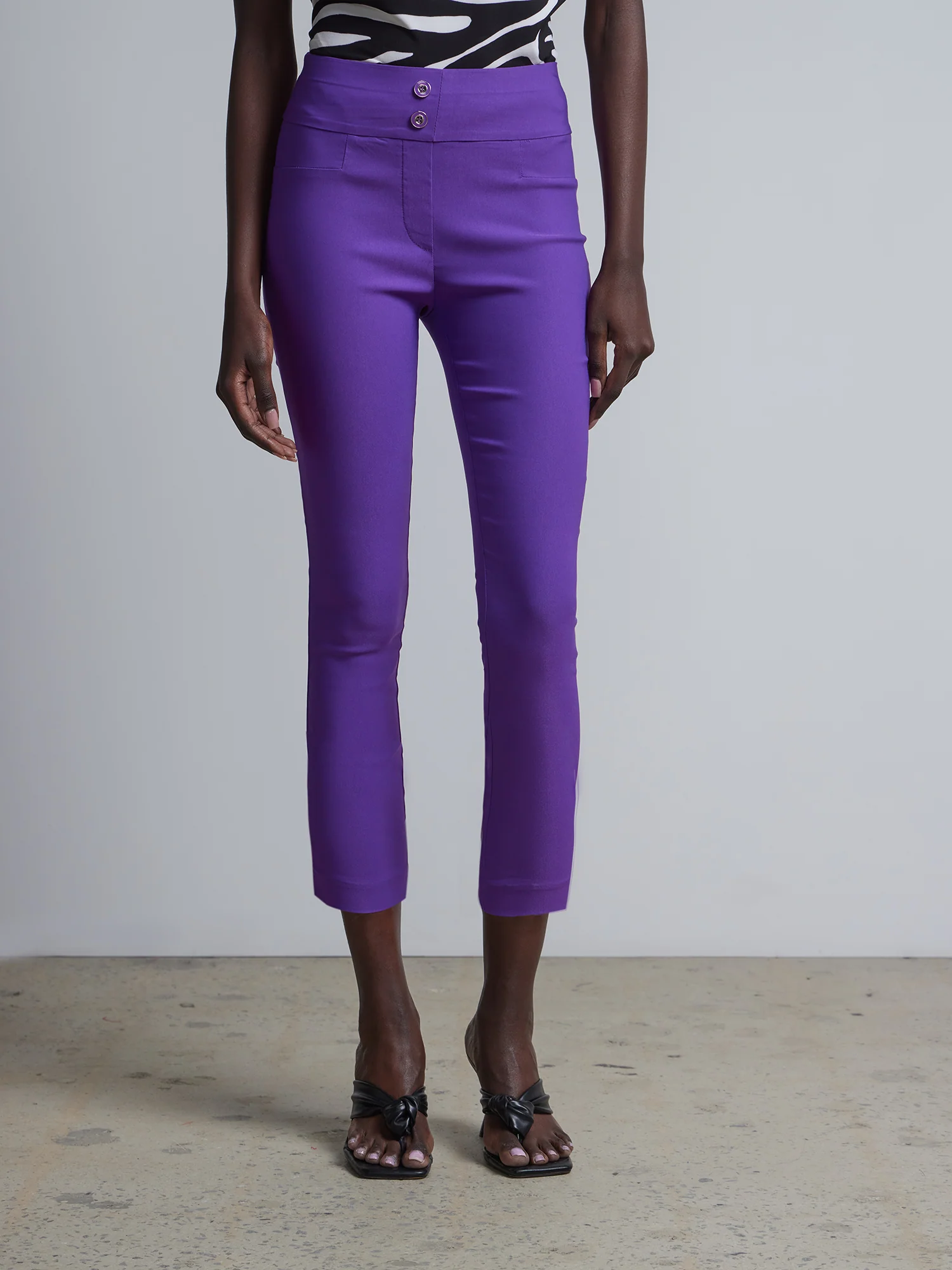 Petite Whitney High-Waisted Pull-On Slim-Leg Capri Pant - Image 31