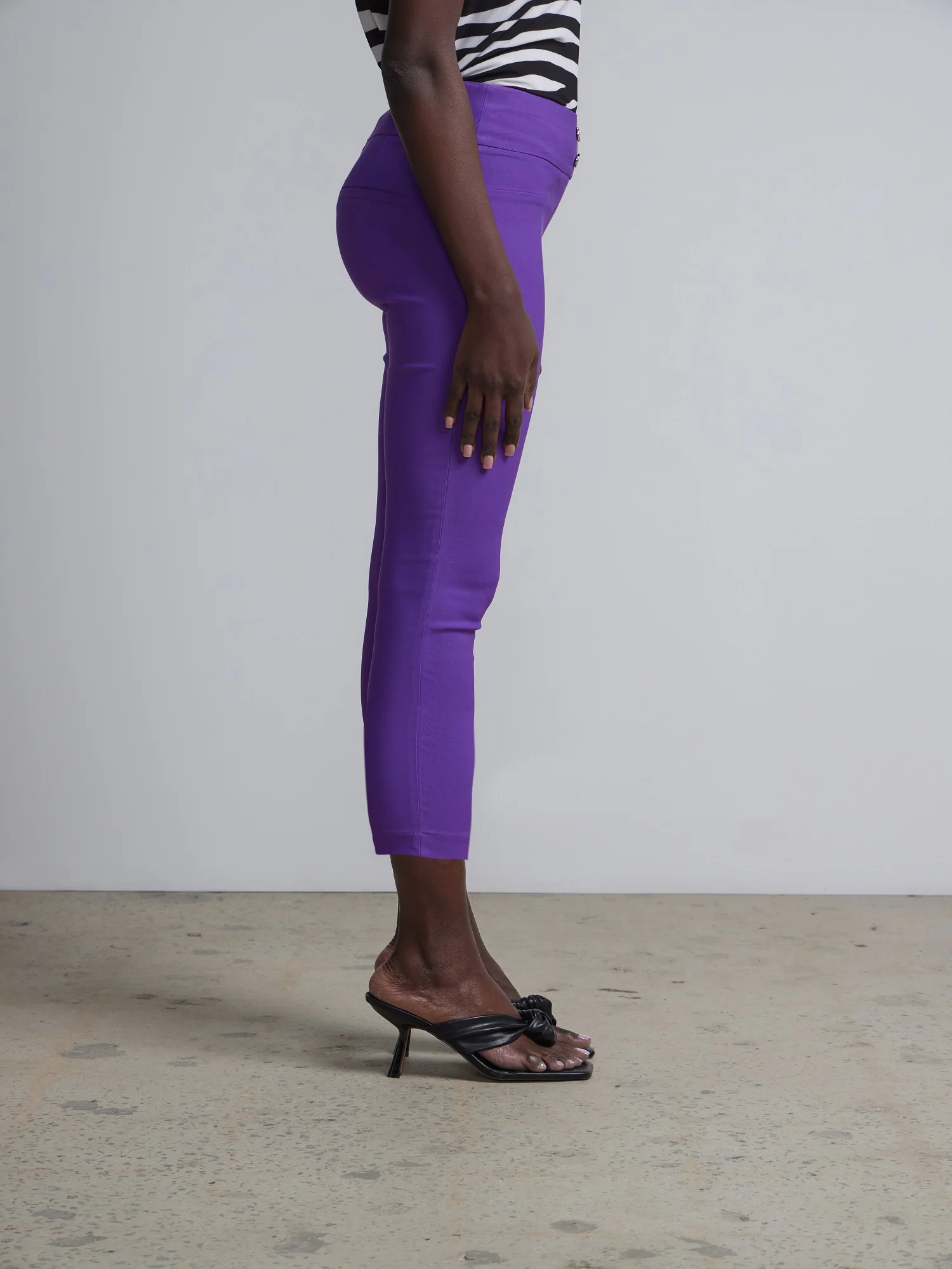 Petite Whitney High-Waisted Pull-On Slim-Leg Capri Pant - Image 32