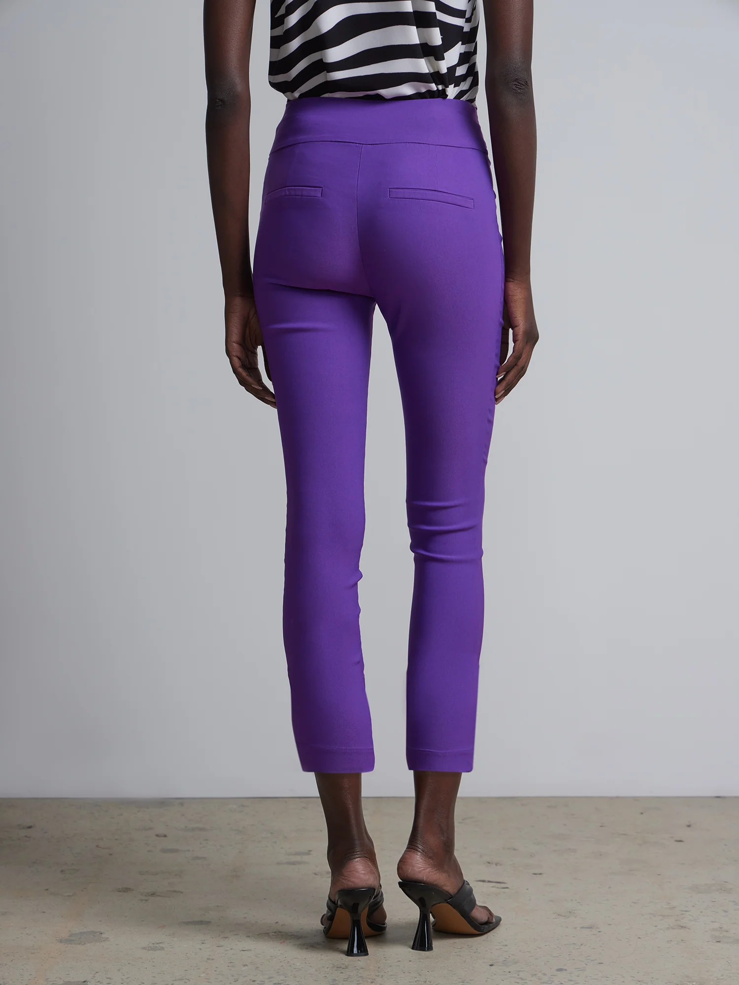 Petite Whitney High-Waisted Pull-On Slim-Leg Capri Pant - Image 33