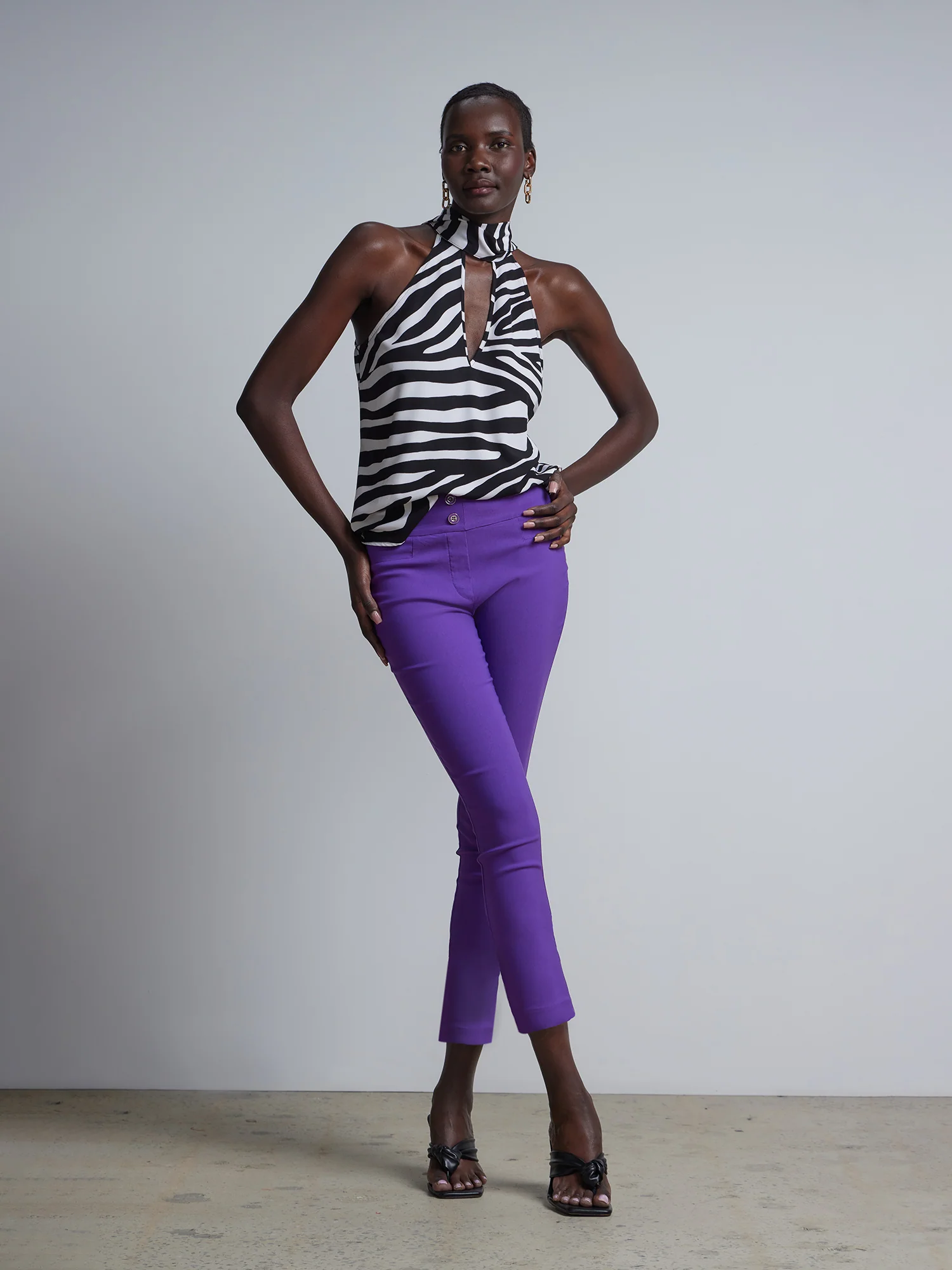 Petite Whitney High-Waisted Pull-On Slim-Leg Capri Pant - Image 34