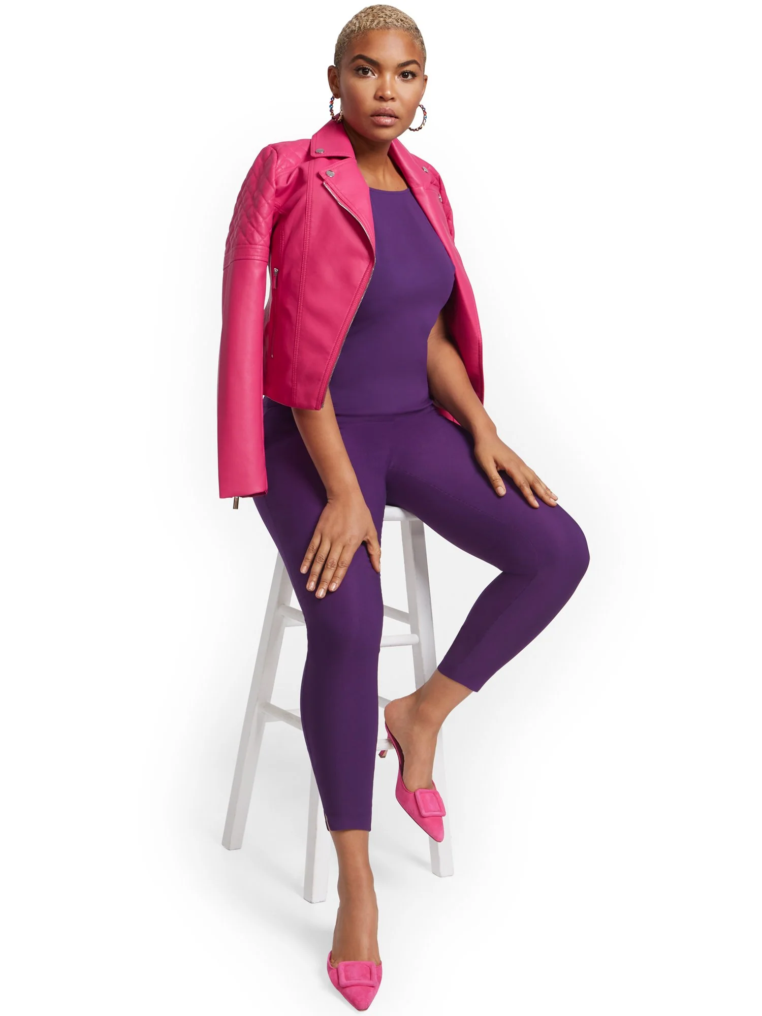 Petite Whitney High-Waisted Pull-On Slim-Leg Pant - Image 7