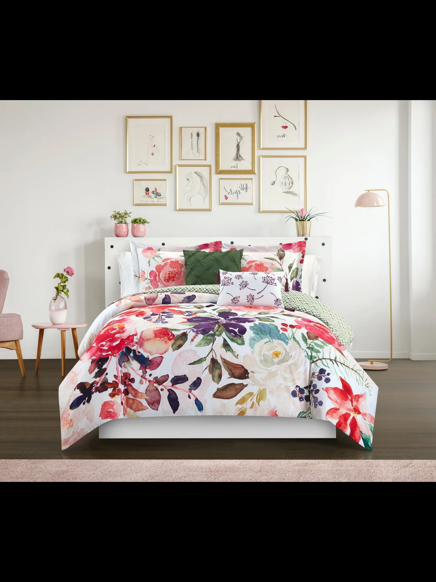 Philia Reversible King-Size 5-Piece Comforter Set - NY&C x Chic Home - Image 2