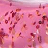 Pink Glitter Hoop Earring - Image 2