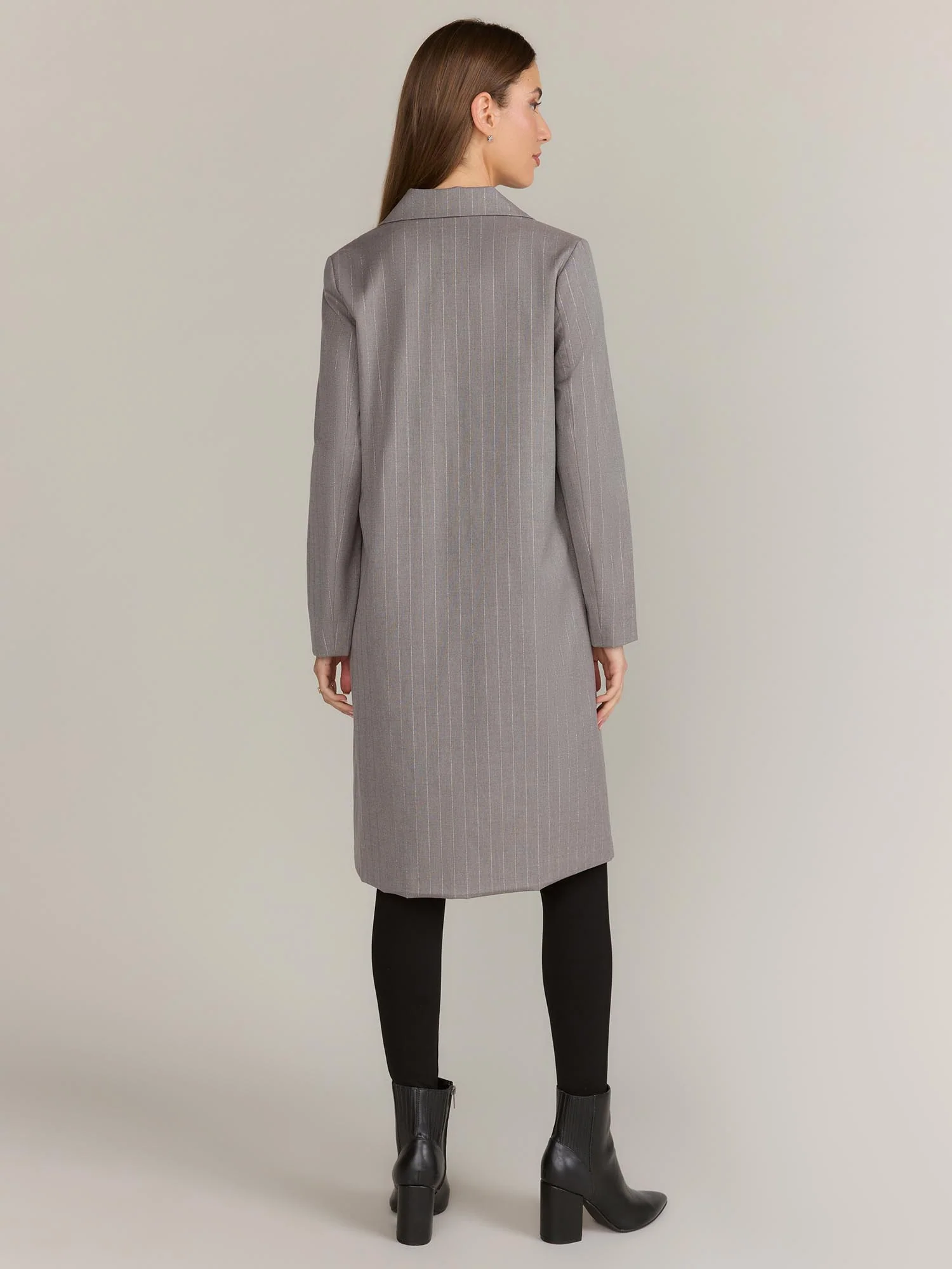 Fore Collection Pinstripe Boyfriend Blazer - Brands We Love - Image 4