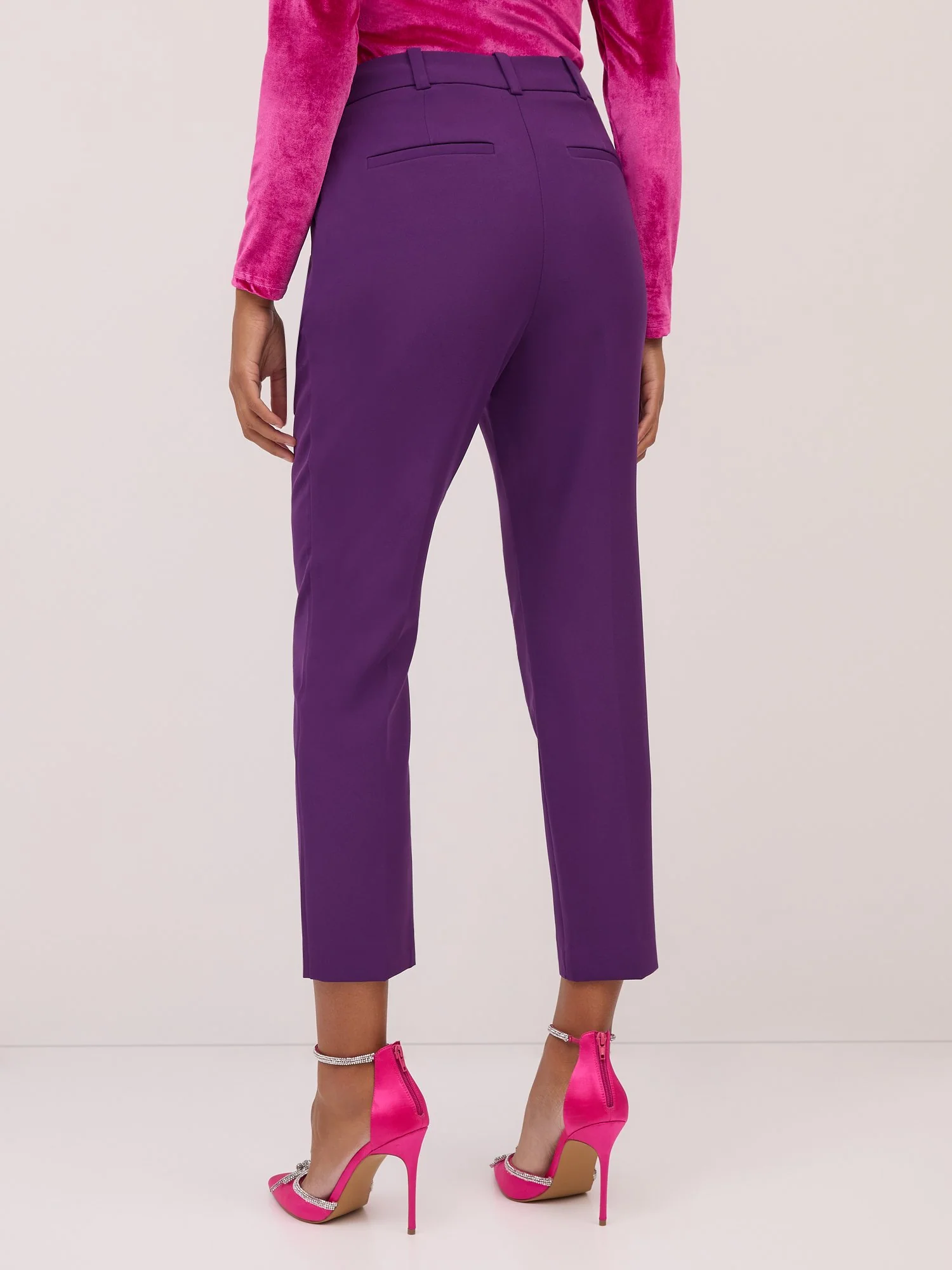 Pintuck Tapered Ankle Pant - Image 3