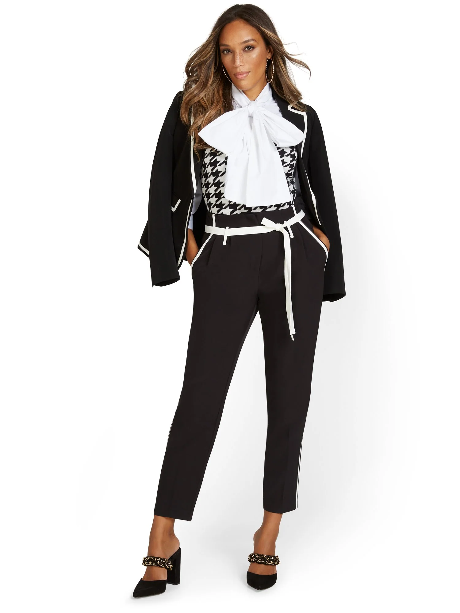 Piped Ankle Pant - Image 5