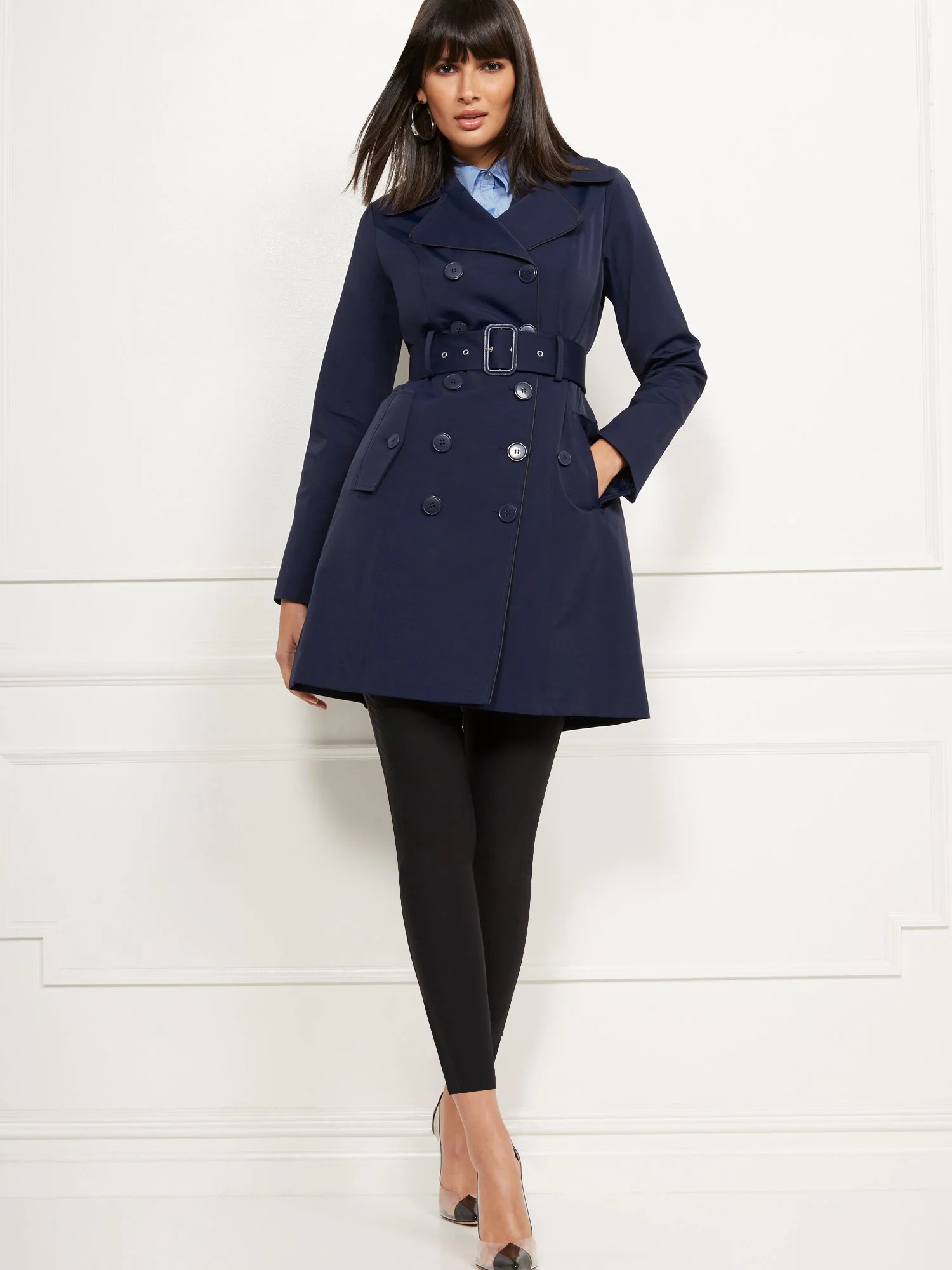 Piped Trench Coat - 7th Avenue - Image 2