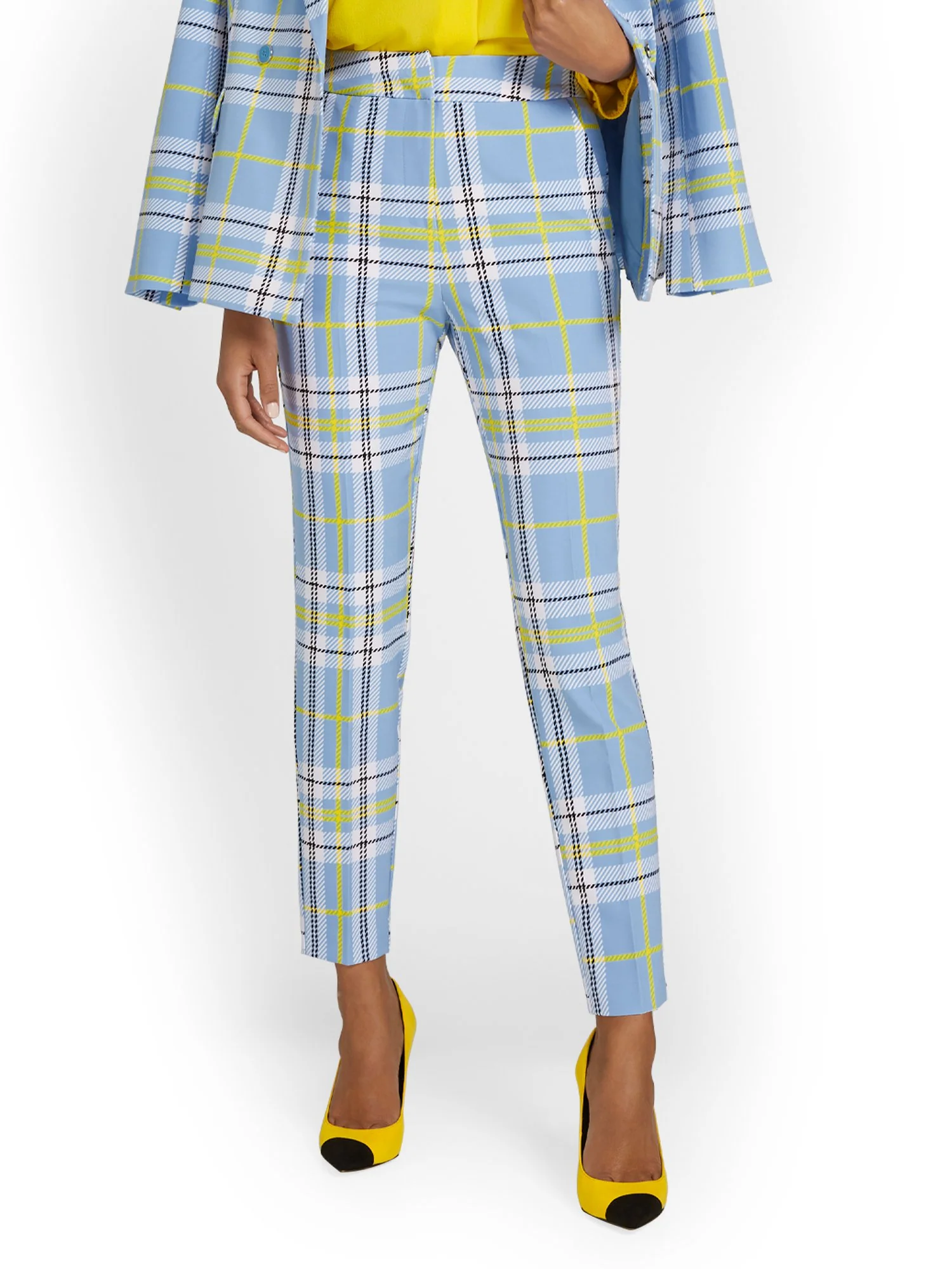 Plaid Ankle Pant