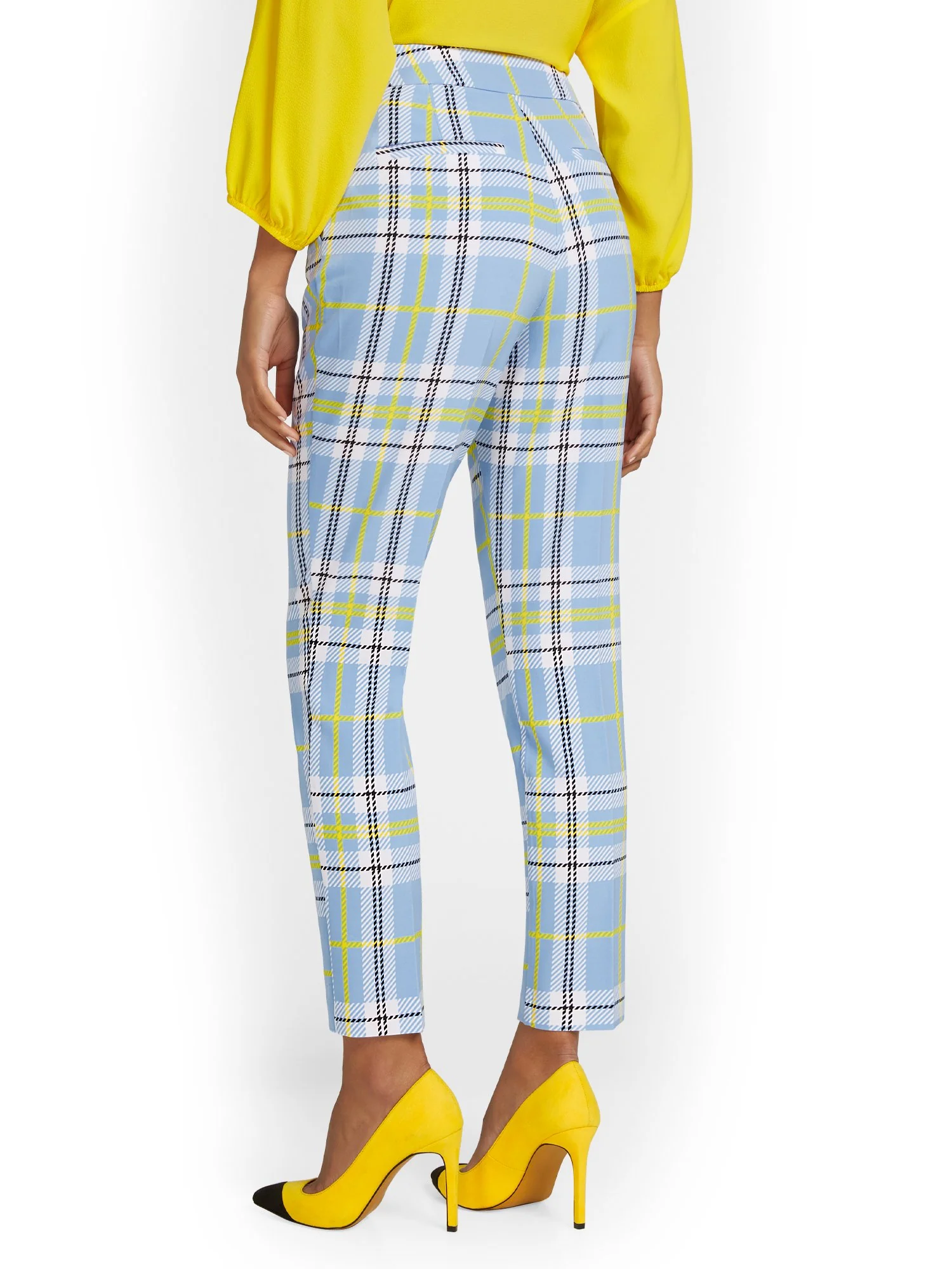 Plaid Ankle Pant - Image 3
