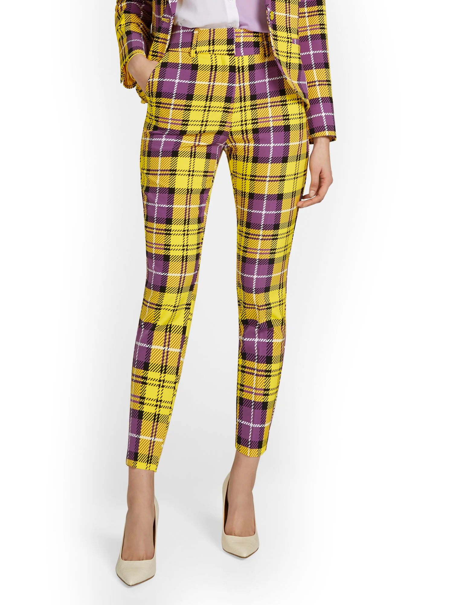 Plaid Ankle Pant