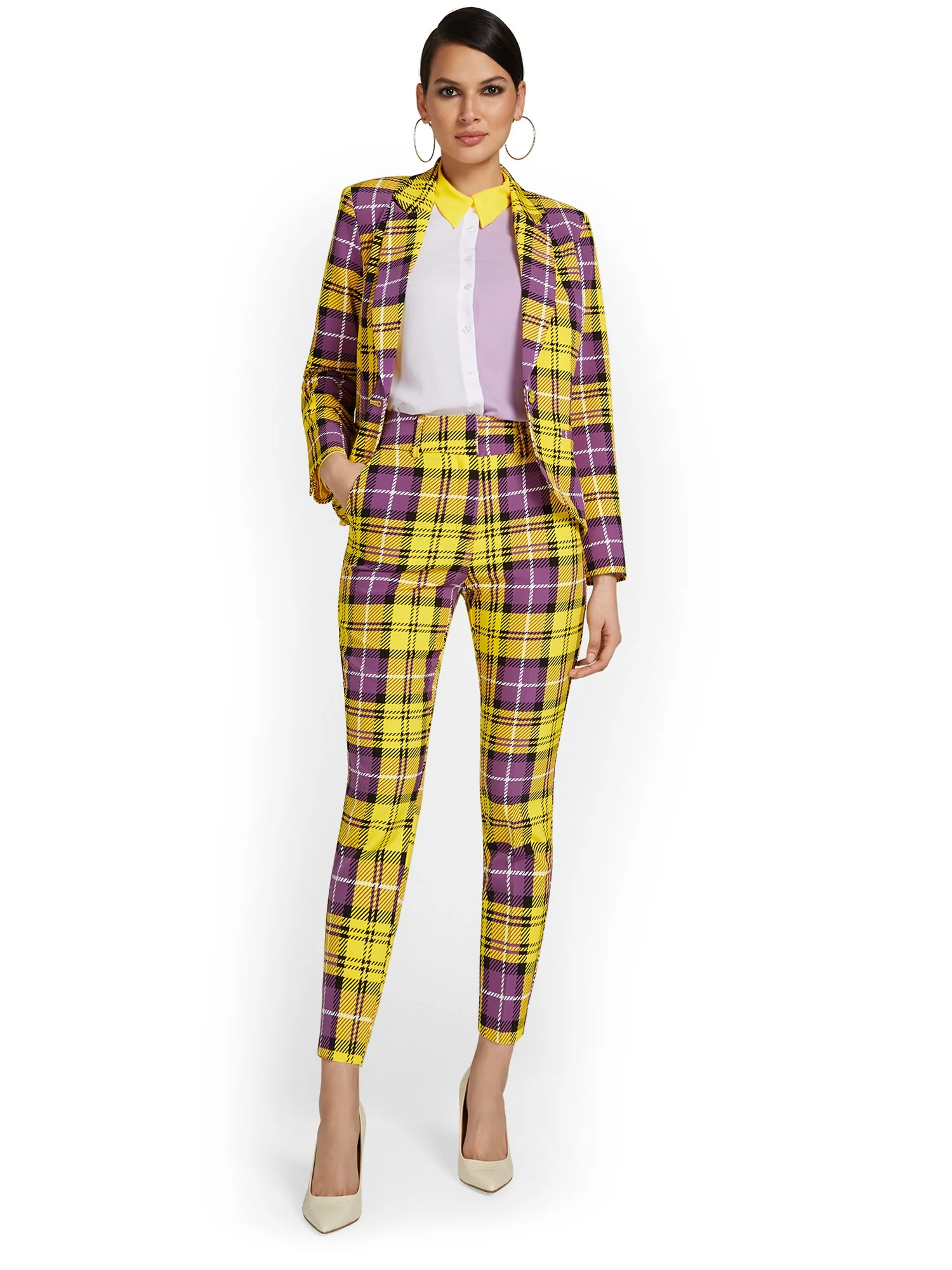 Plaid Ankle Pant - Image 4