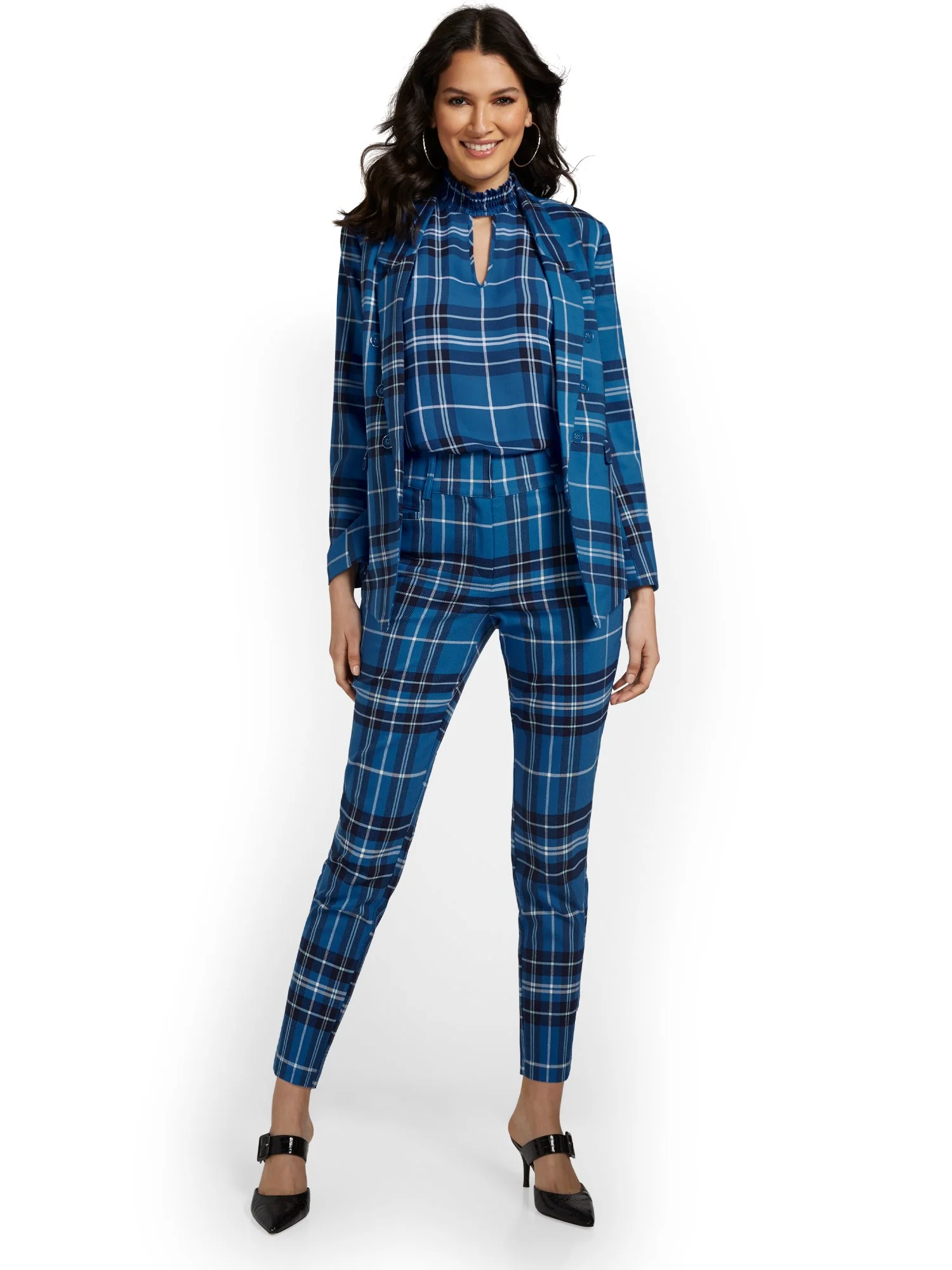 Plaid Ankle Pant - Image 4