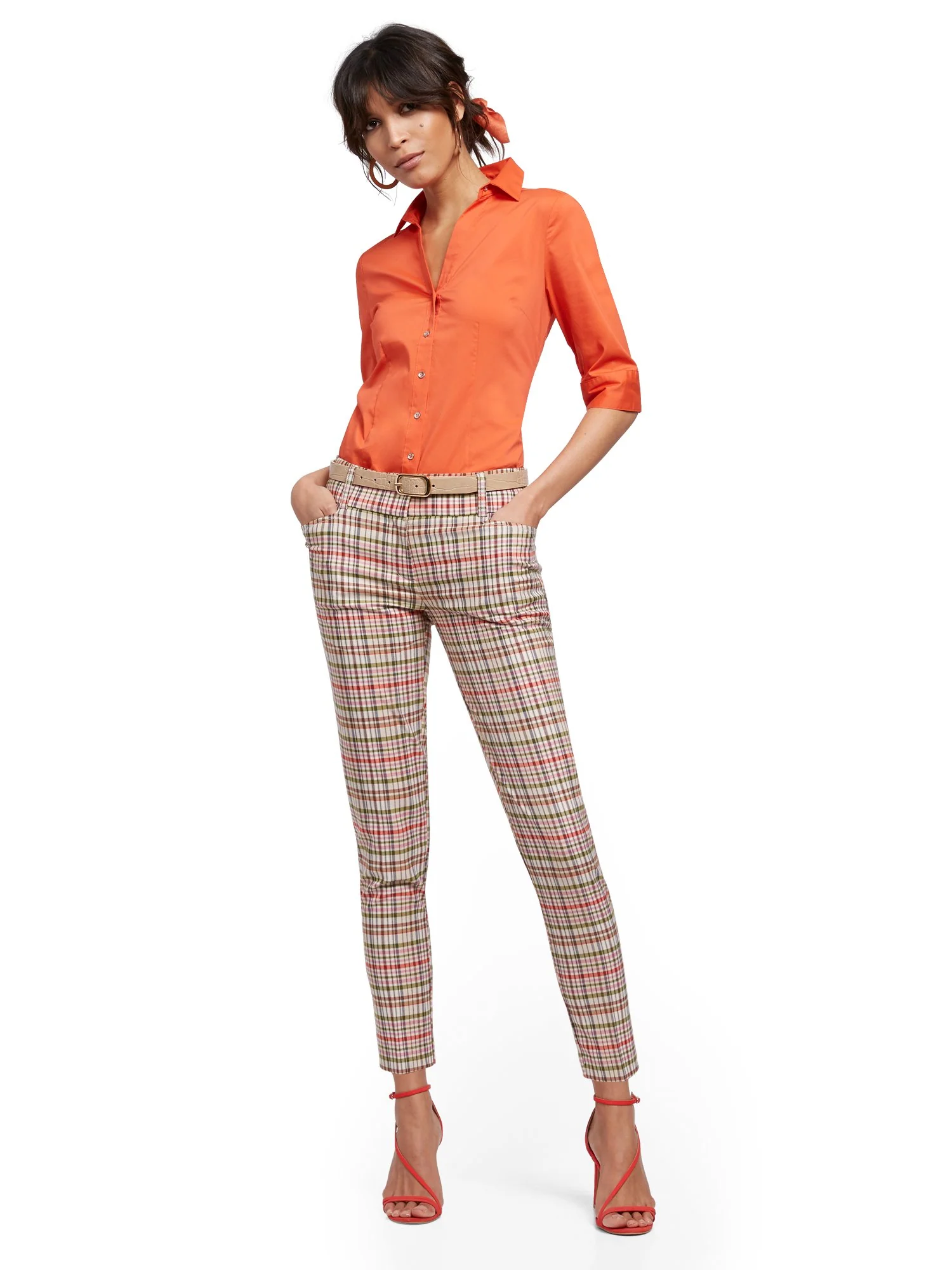 Plaid Ankle Pant - Modern - 7th Avenue - Image 4
