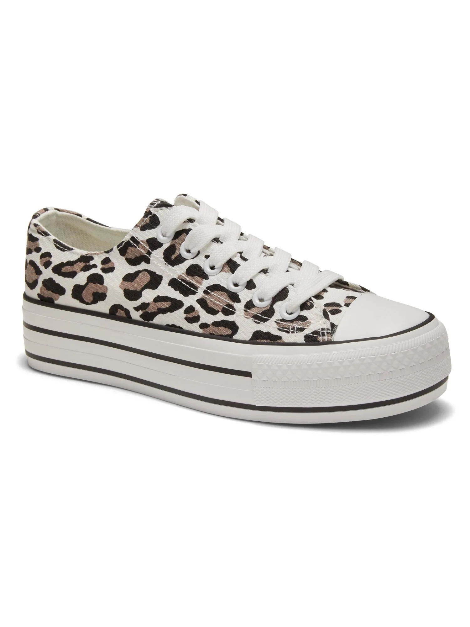 Platform Canvas Sneaker - Cheetah Print - Image 2