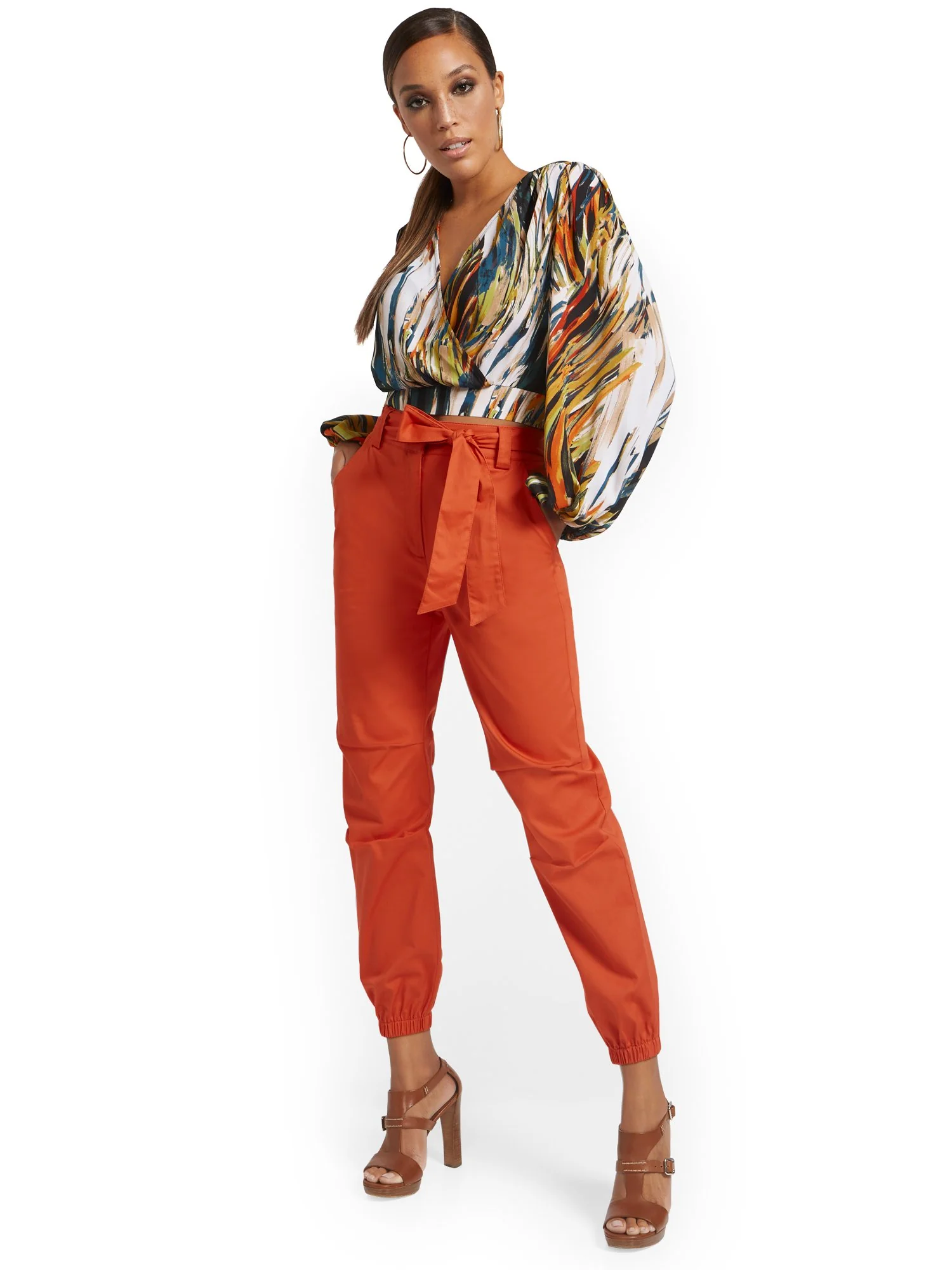 Pleat-Detail Jogger Pant - NYC Strong Collection - Image 2