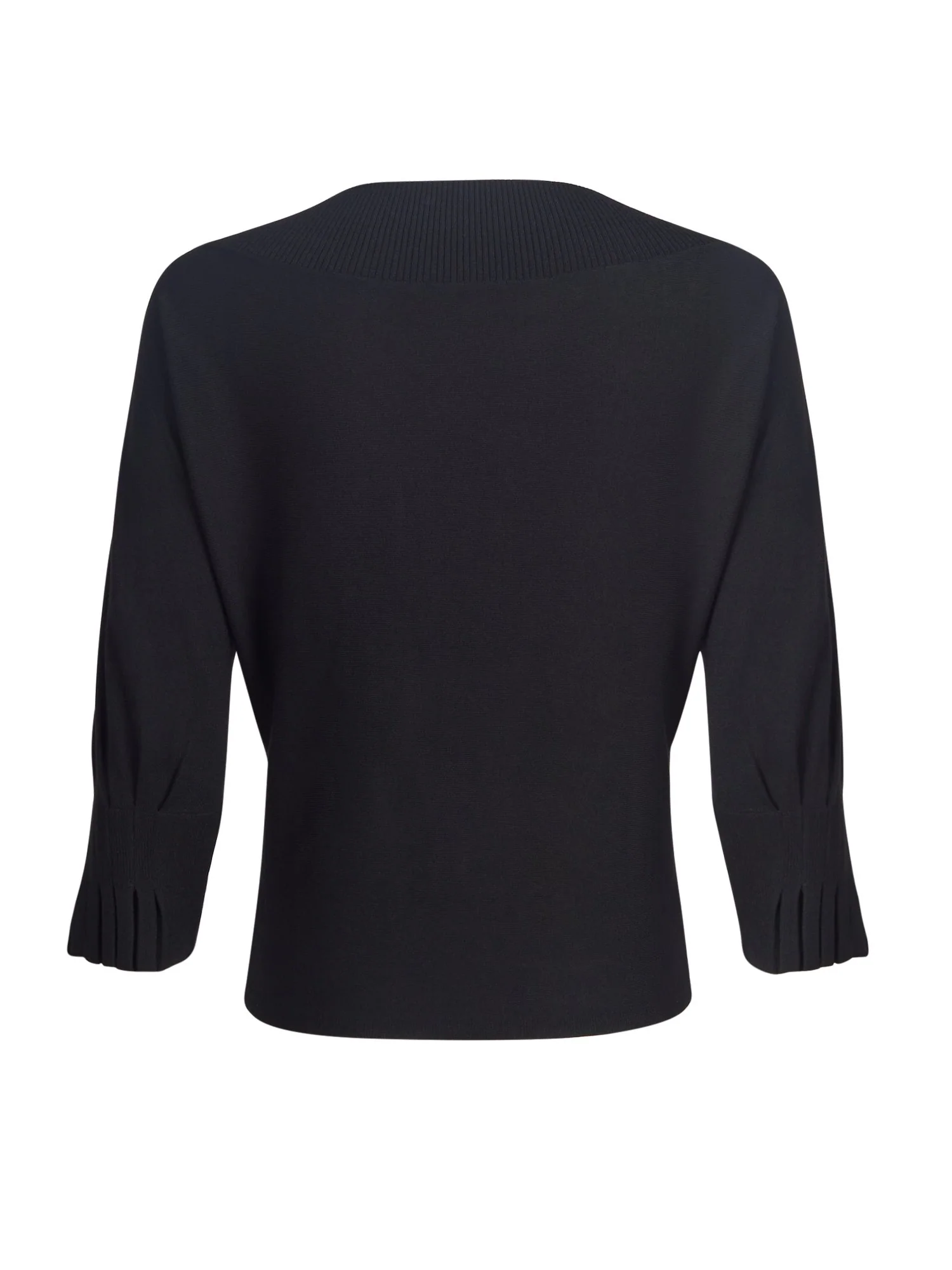 Pleated-Cuff Dolman-Sleeve Sweater - Image 3