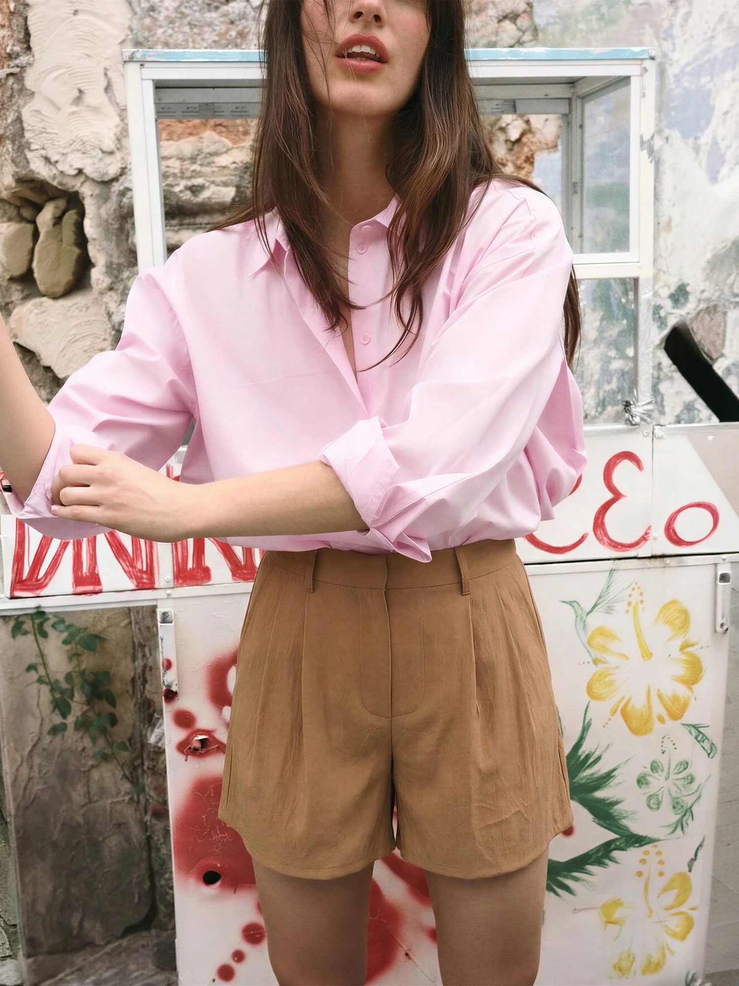 Pleated Flowy Shorts - Image 6