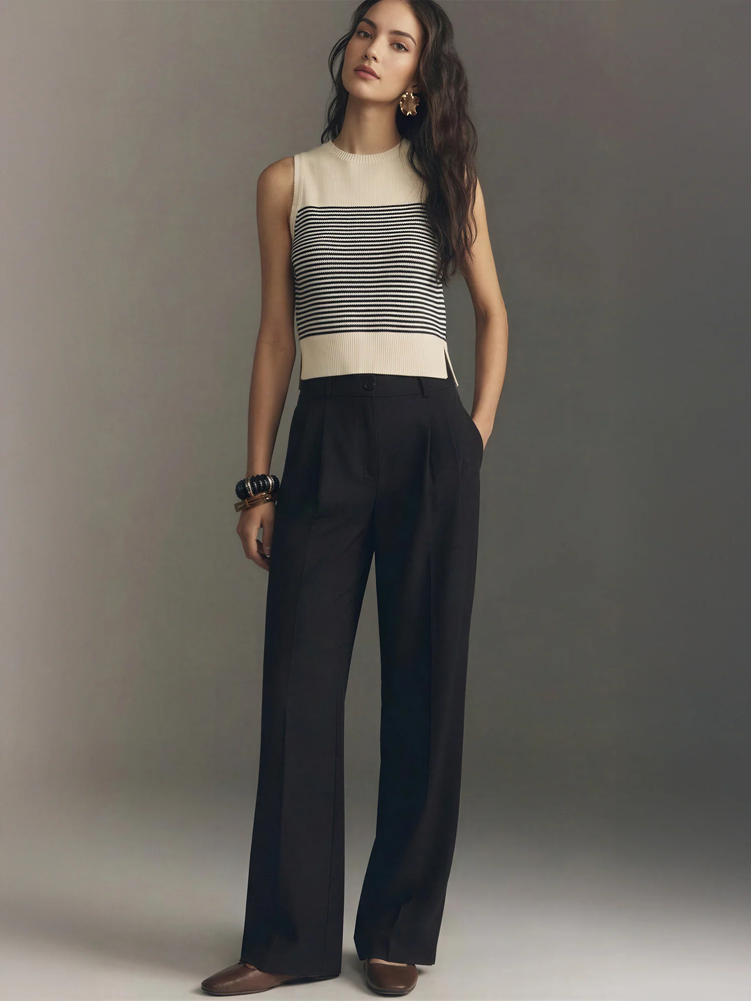Pleated Trousers