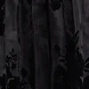 Pleated Velvet Floral Detail Skirt - Image 6