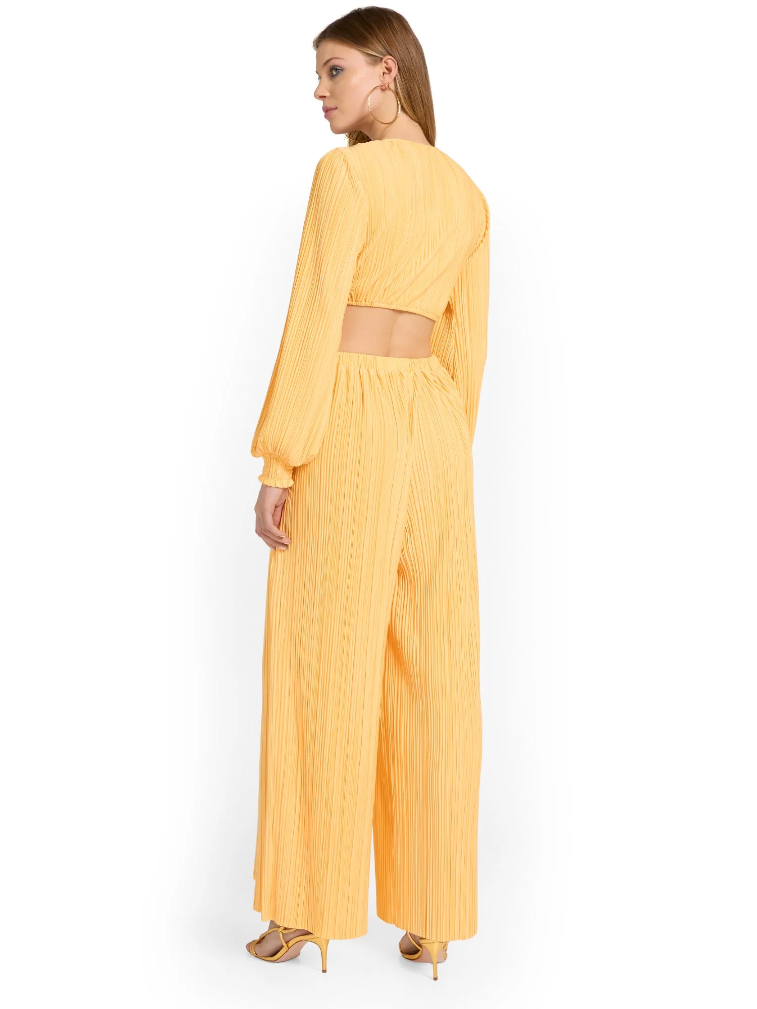 4Sienna Plisse-Knit Wide-Leg Pant - Brands We Love - Image 3