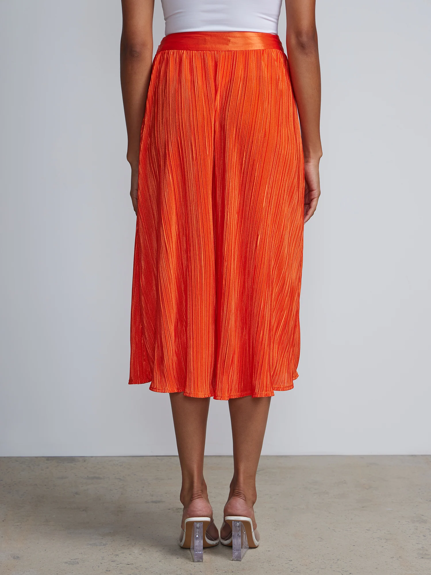 Plisse Midi Skirt - Image 3