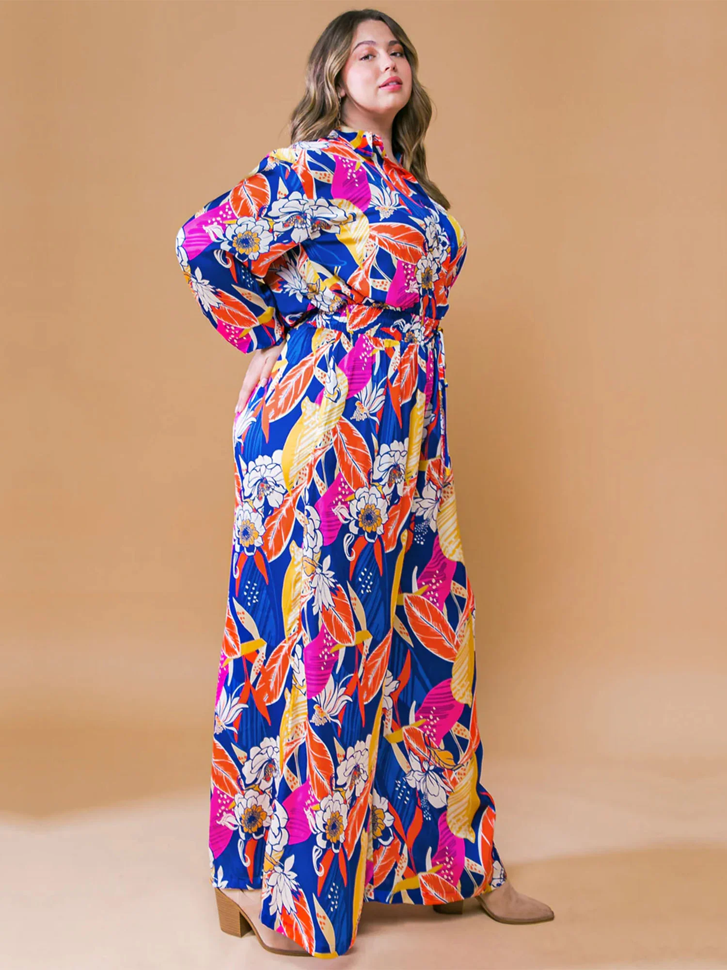 Flying Tomato Plus Floral Print Jumpsuit - Brands We Love - Image 4