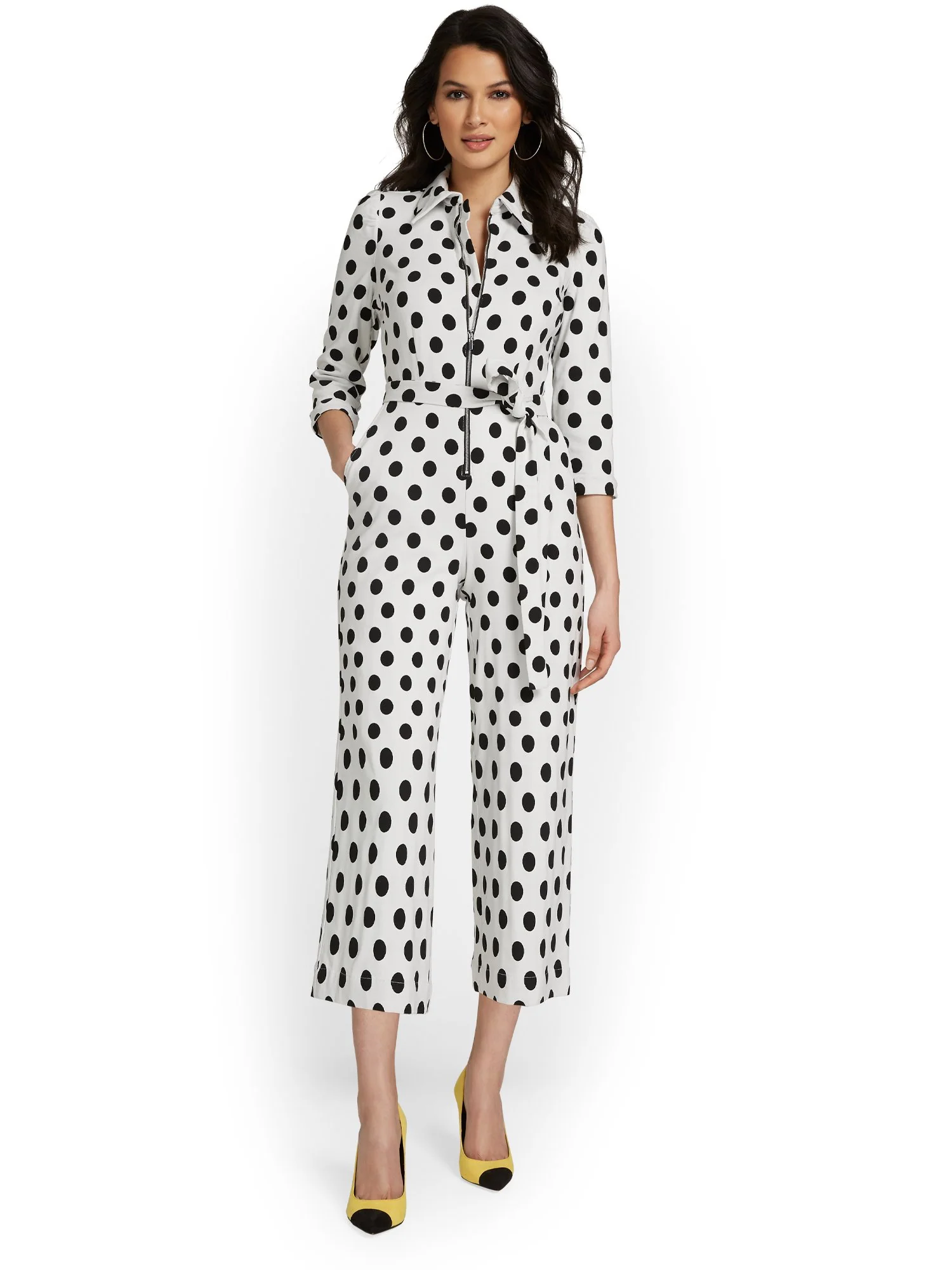 Polka-Dot Jumpsuit