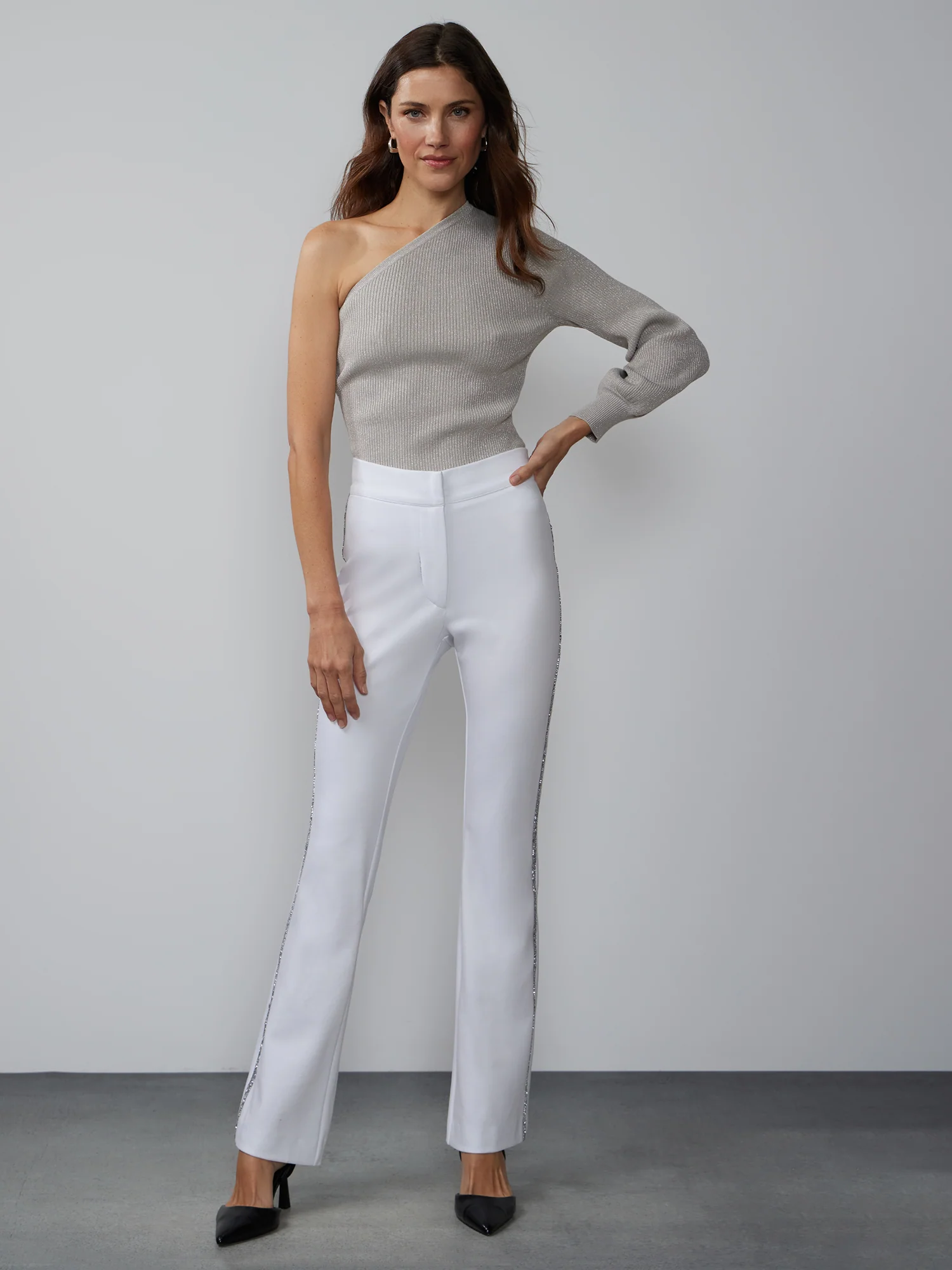 Ponte Diamond Trim Bootcut Pant - Image 6