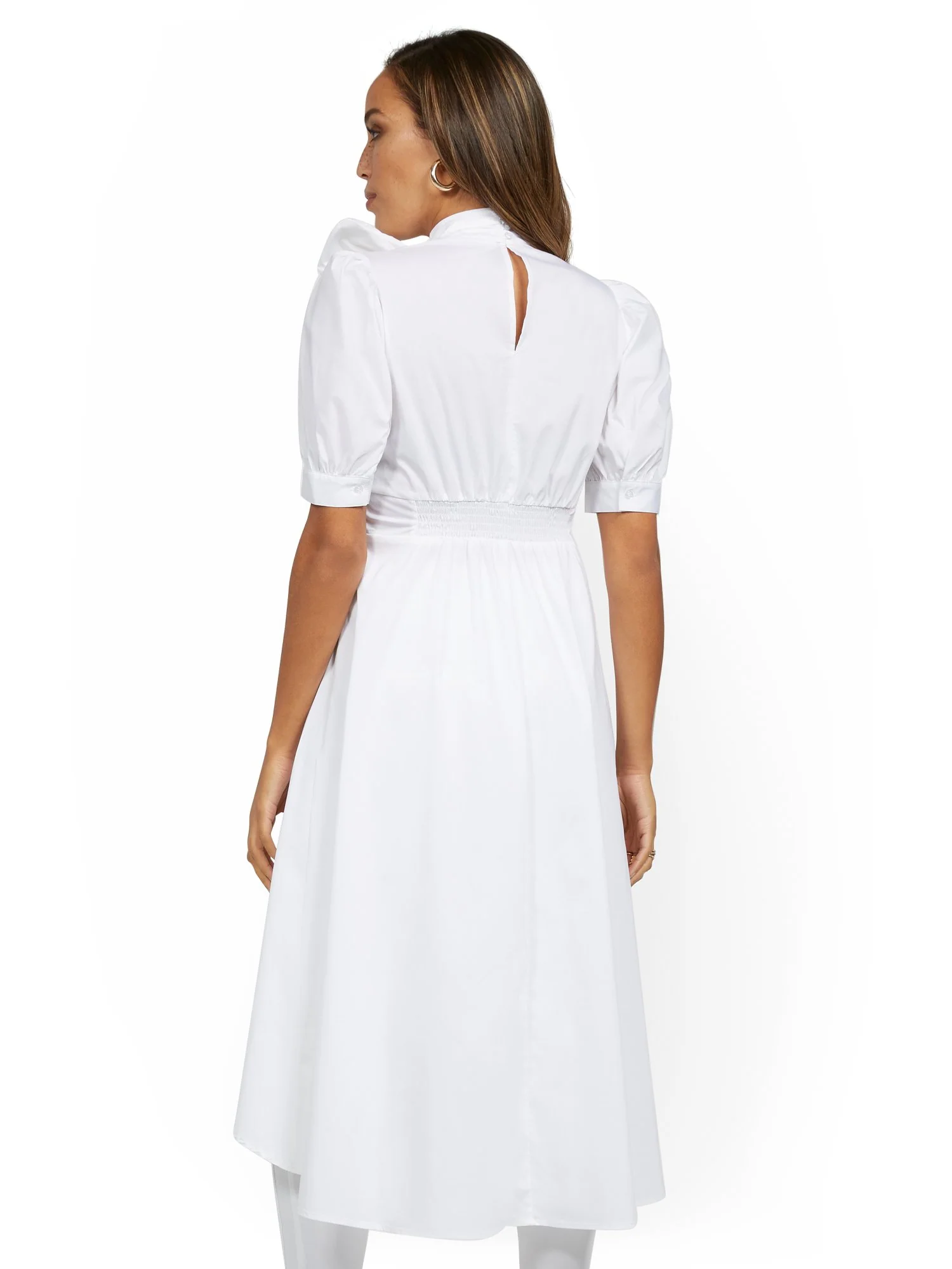 Poplin High-Low Shirt - Image 3