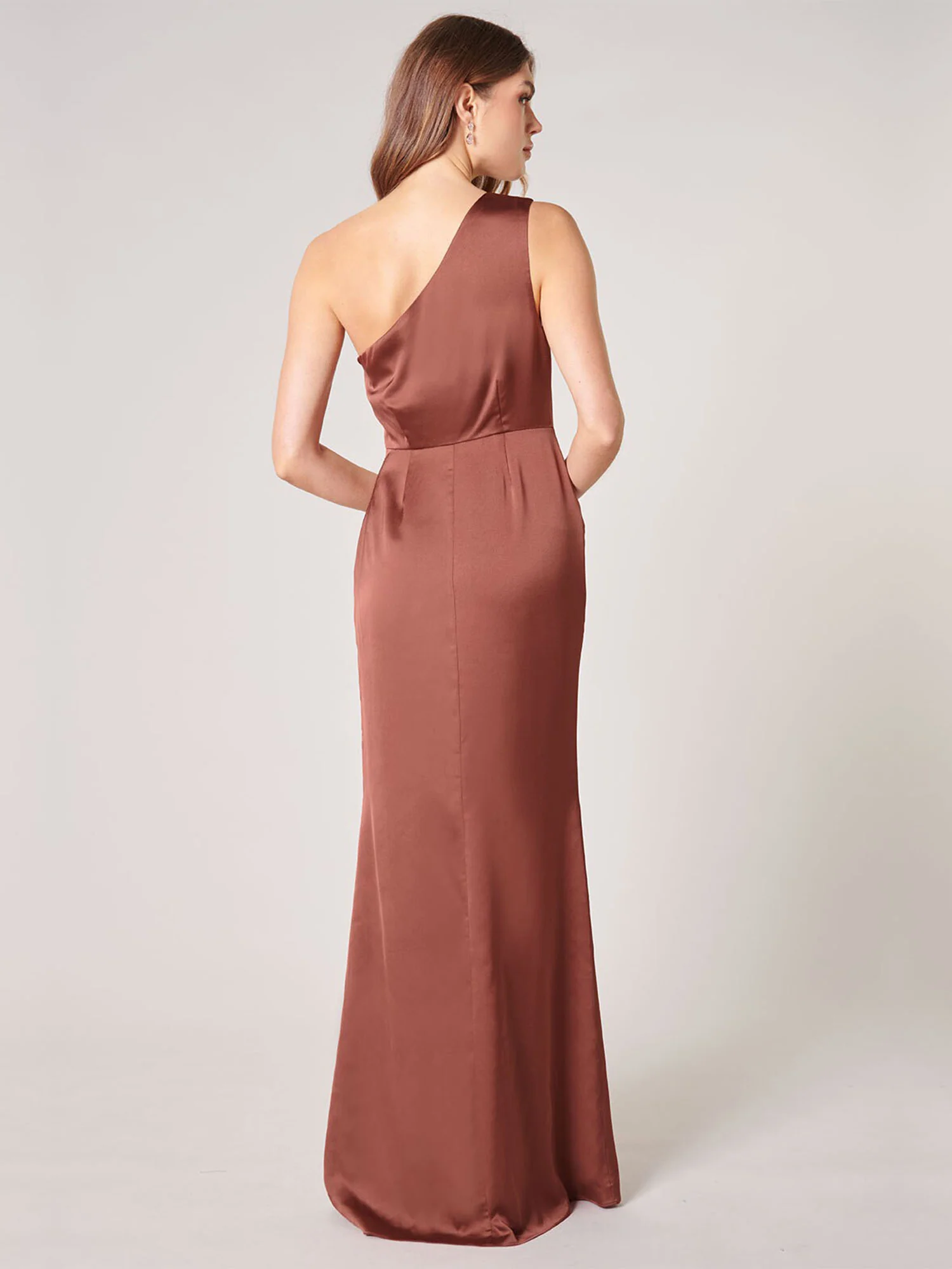 Prestige One Shoulder Pleat Detail Maxi Dress - Sugarlips - Image 10