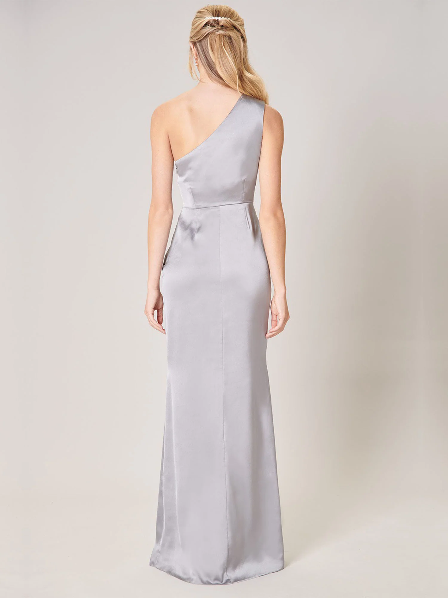Prestige One Shoulder Pleat Detail Maxi Dress - Sugarlips - Image 6