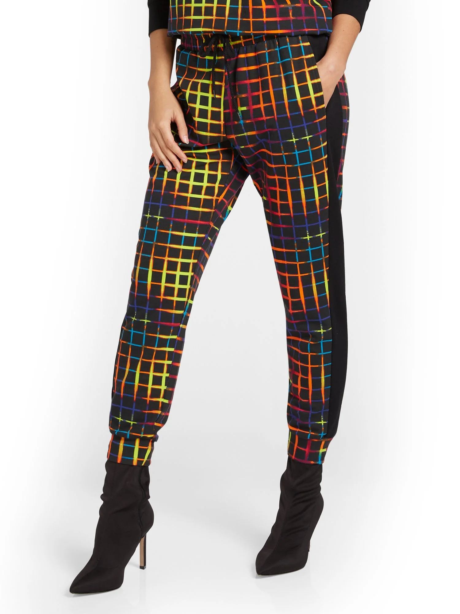 Printed French Terry Jogger Pant