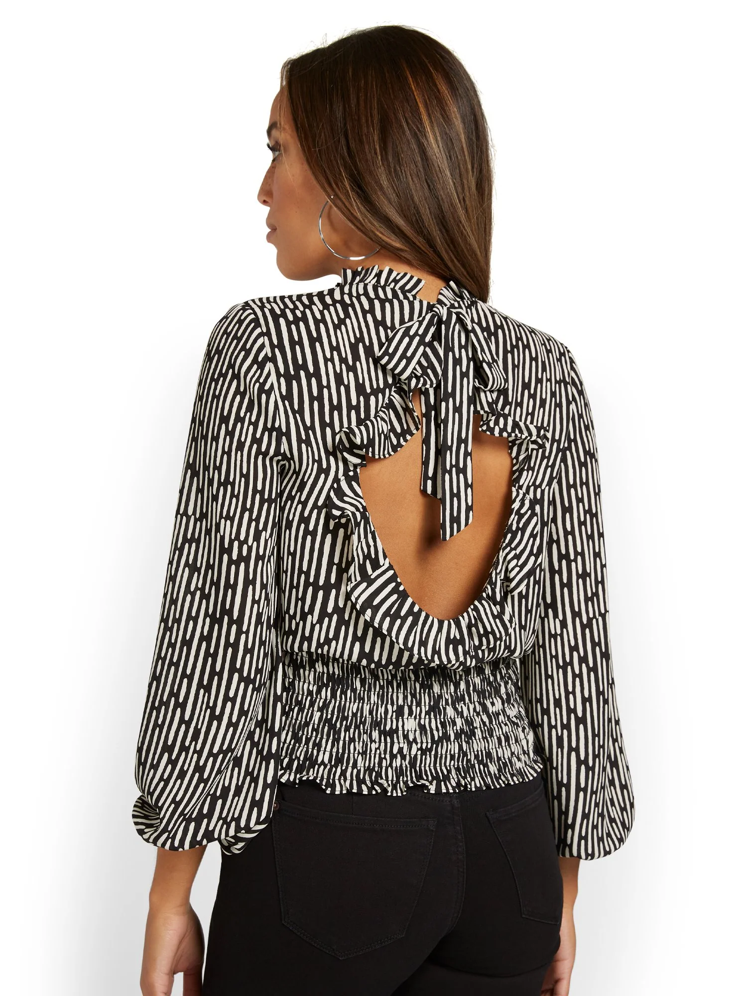 Printed Open-Back Top - Image 3