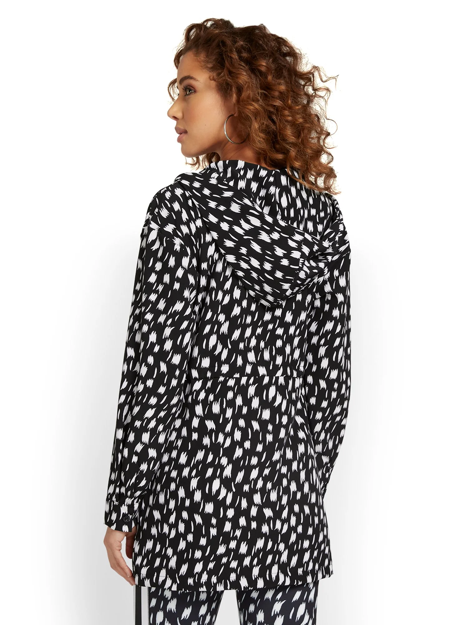 Printed Woven Zip-Front Jacket - Image 3