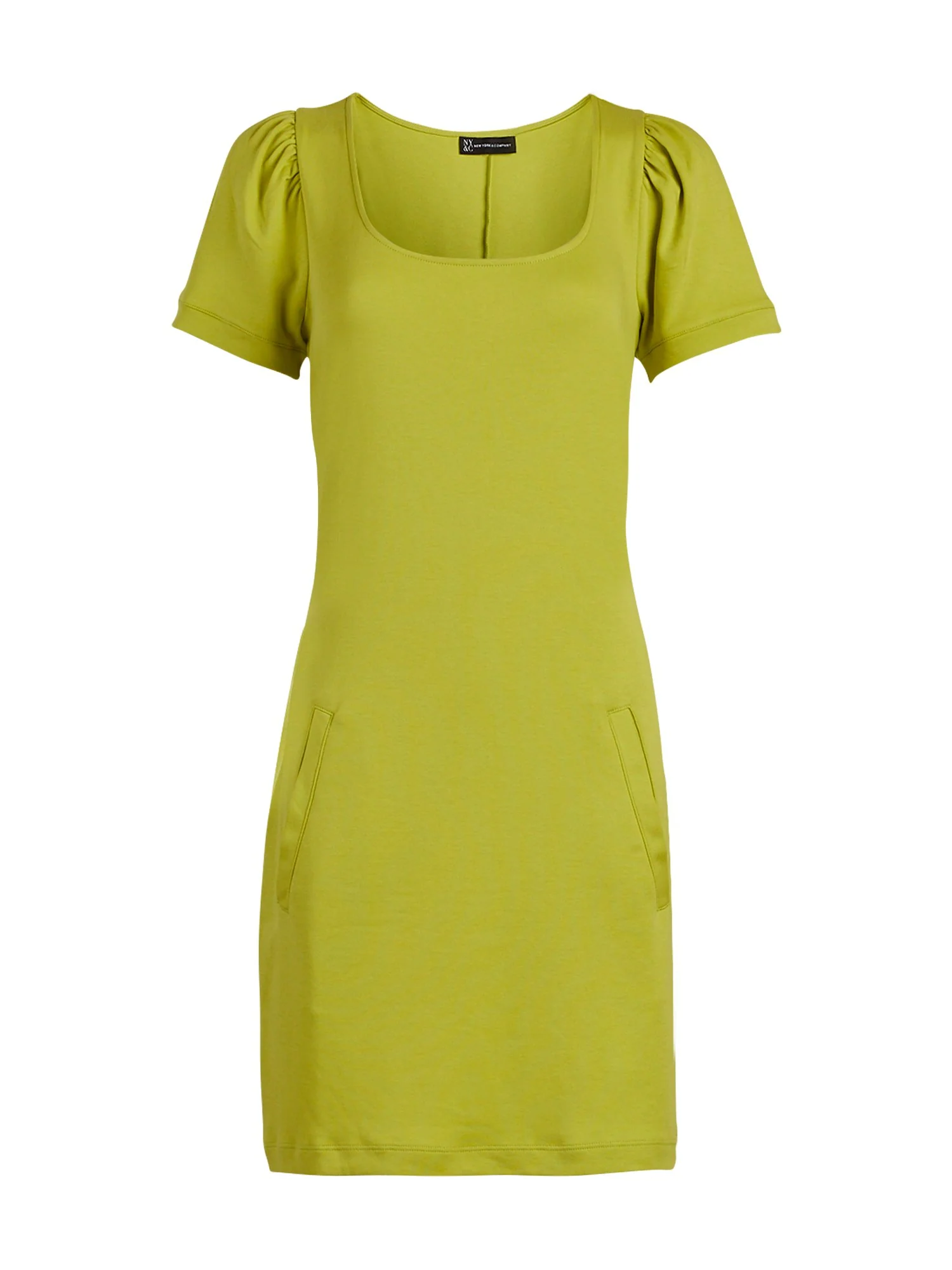 Puff-Sleeve Cotton Shift Dress - Image 20