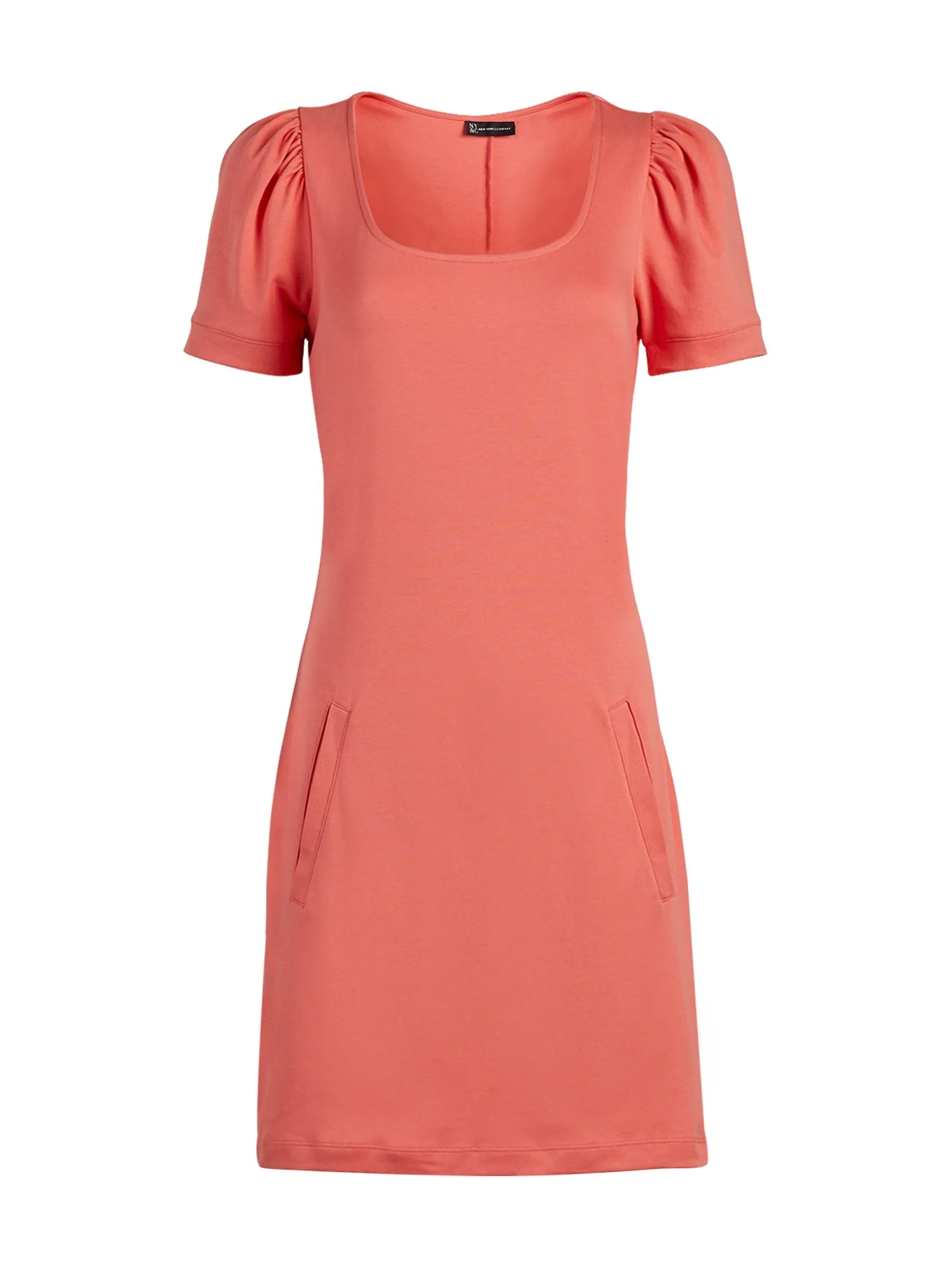Puff-Sleeve Cotton Shift Dress - Image 23