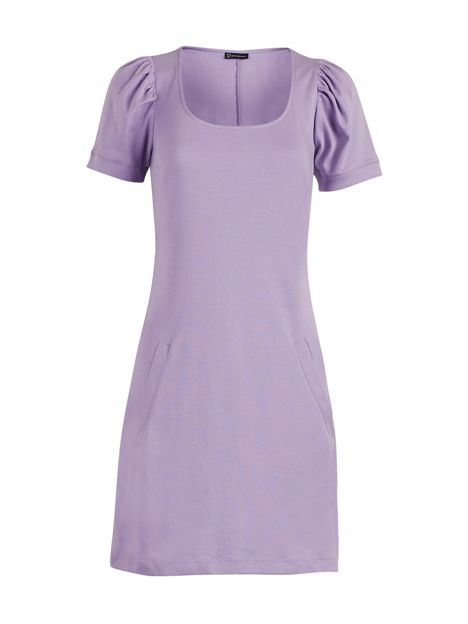 Puff-Sleeve Cotton Shift Dress - Image 9