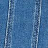 Puff-Sleeve Denim Dress - Image 4