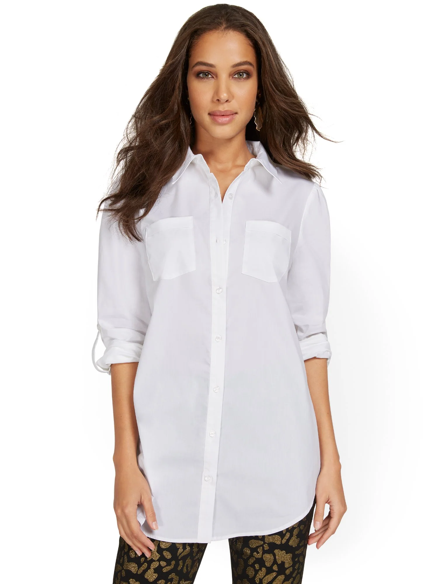 Puff-Sleeve Madison Tunic Shirt - Image 4